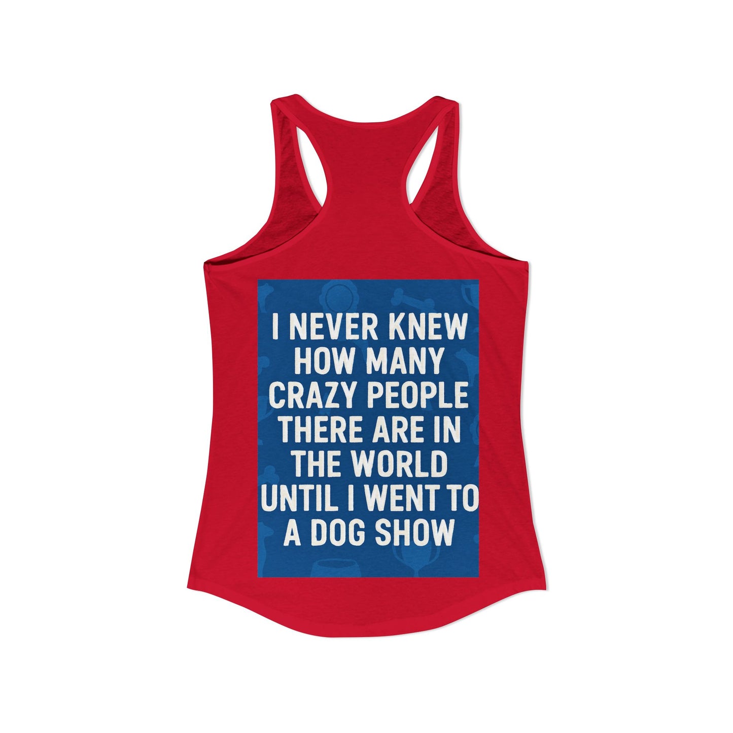 Never Knew Women's Racerback Tank
