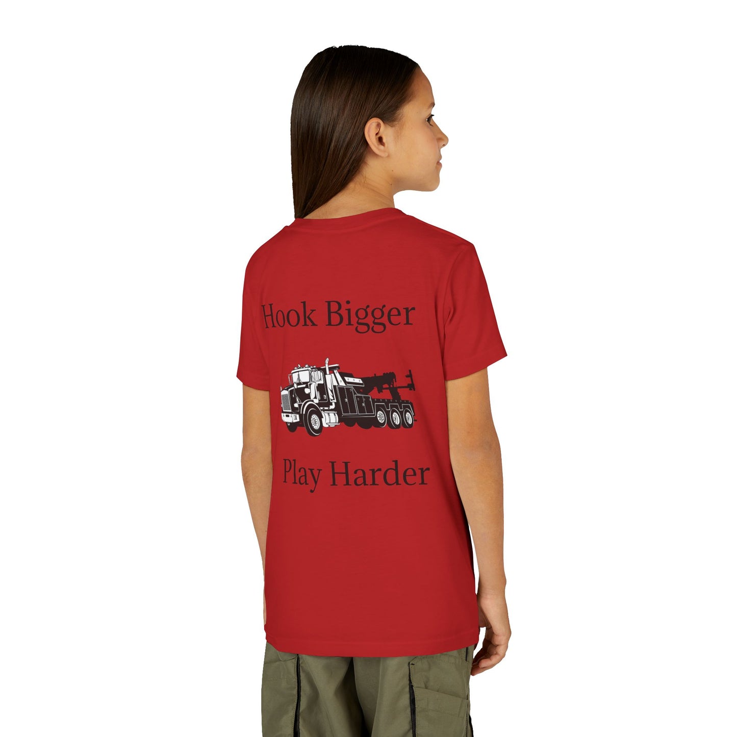 Hook Bigger Youth Unisex Short Sleeve Crewneck Tee