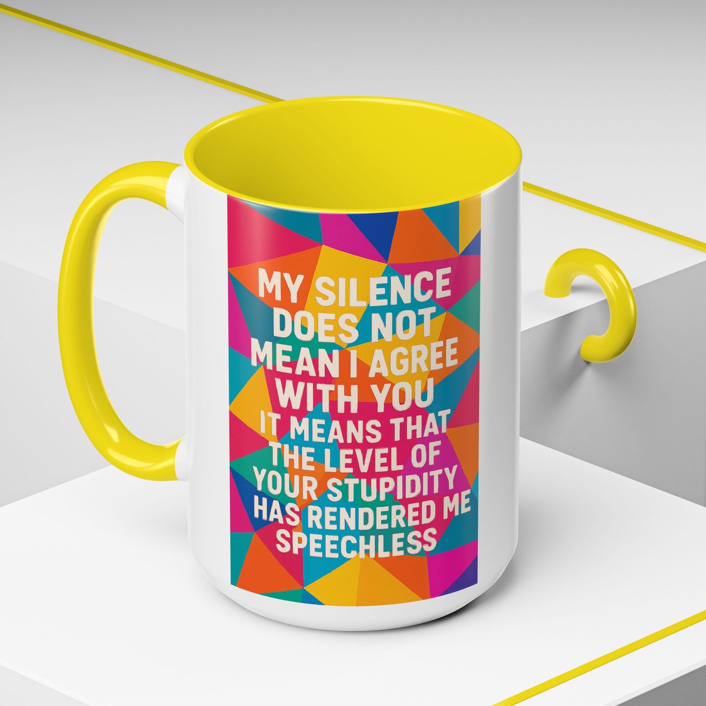 Speechless 2-Tone Coffee Mug