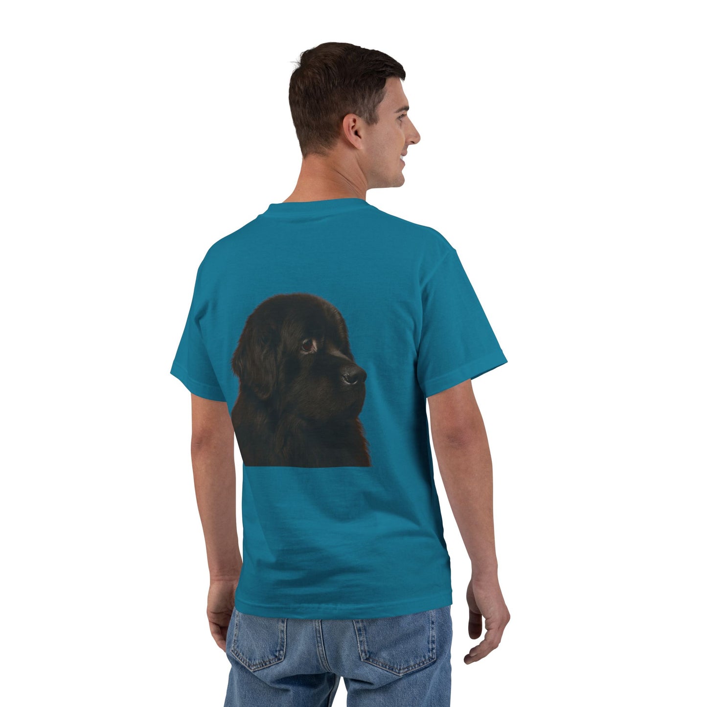 Newfie Head Men's Short-Sleeve Crewneck Tee