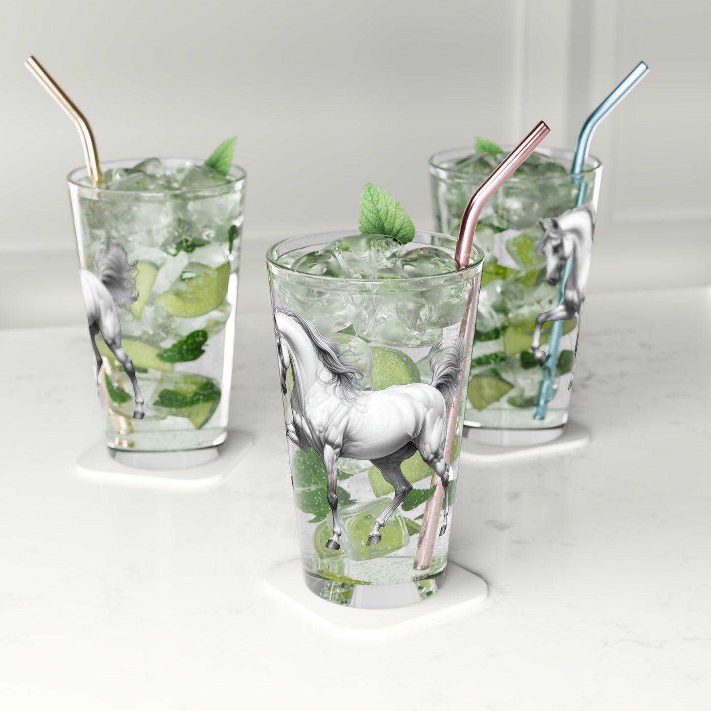 Fancy Pants Drinking Glass