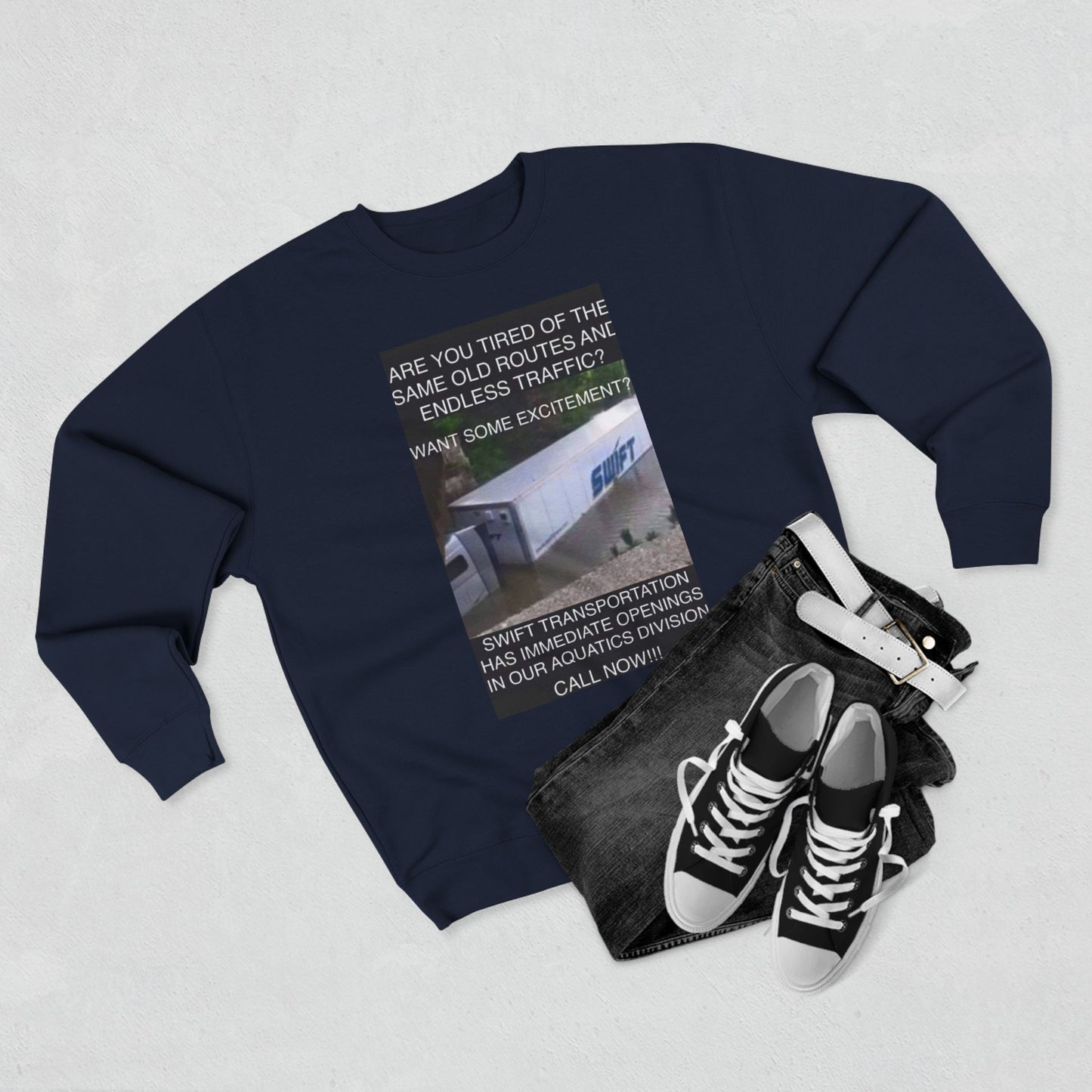 Swift Aquatics Unisex Crewneck Sweatshirt