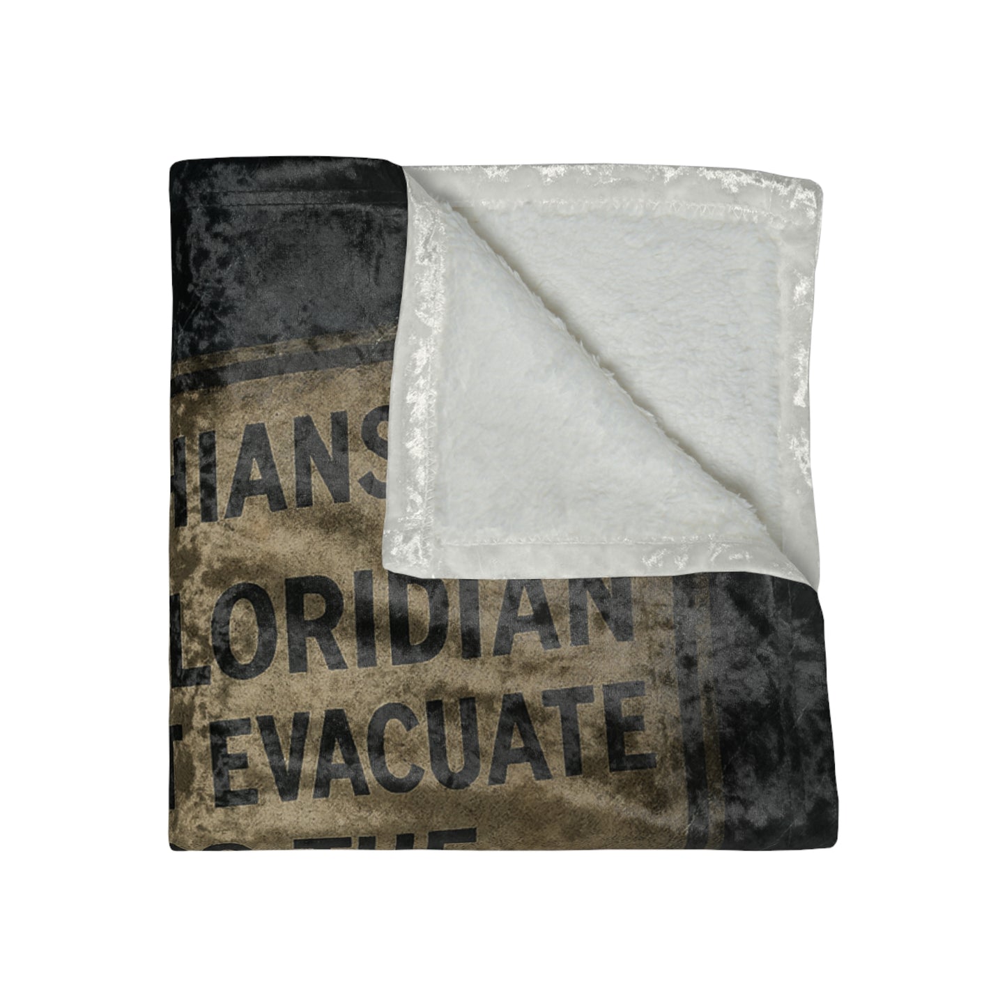 Florinthians 6:12 Crushed Velvet Blanket