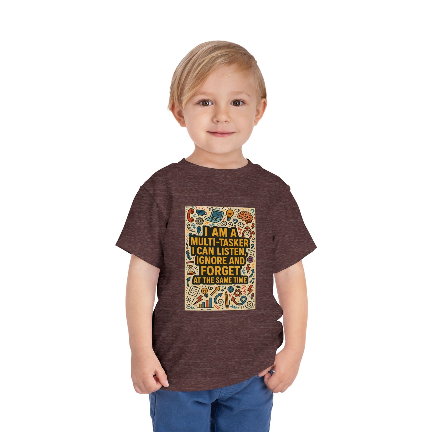 Multi-Tasker Toddler Unisex Short Sleeve Crewneck Tee