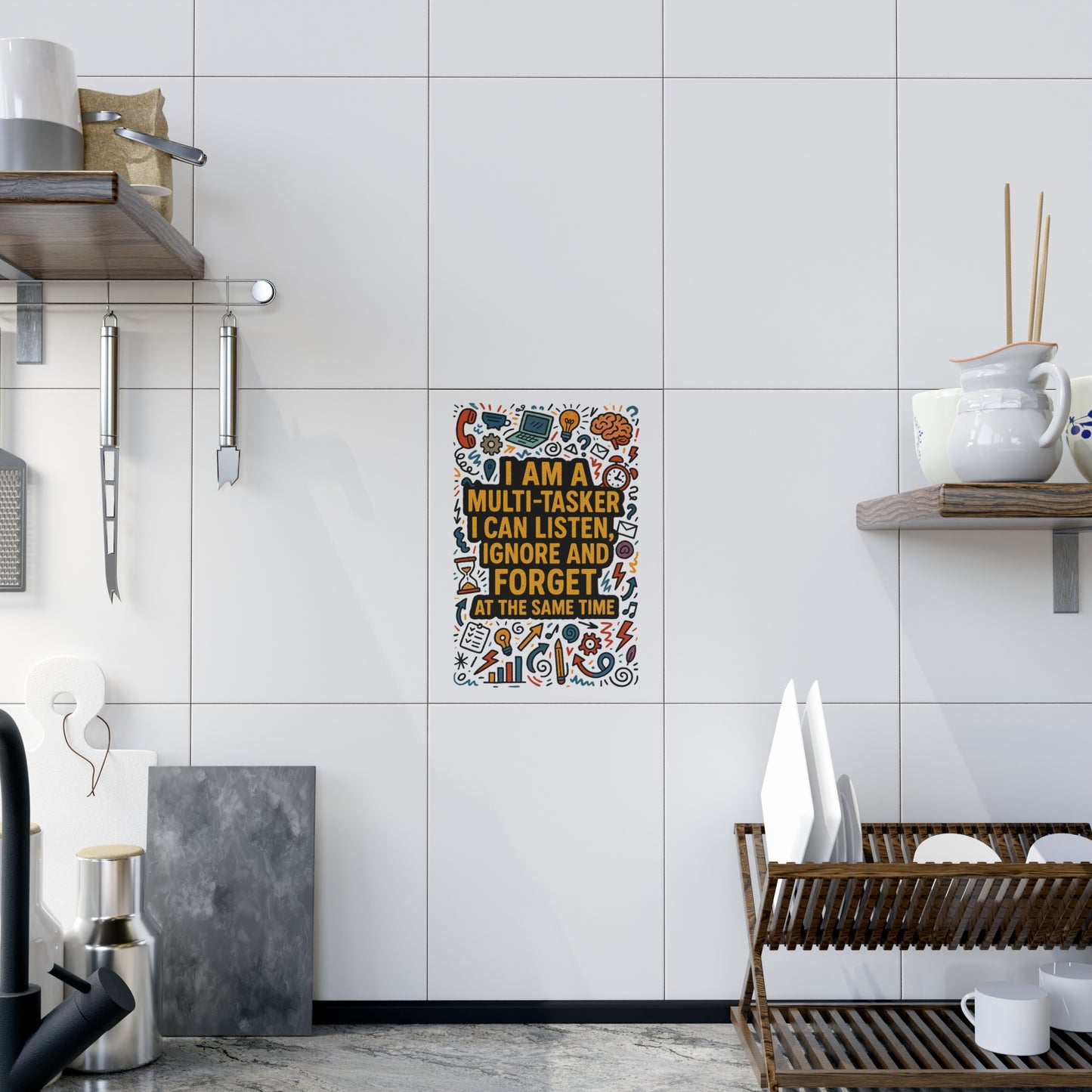 Multi-Tasker Ceramic Photo Tile