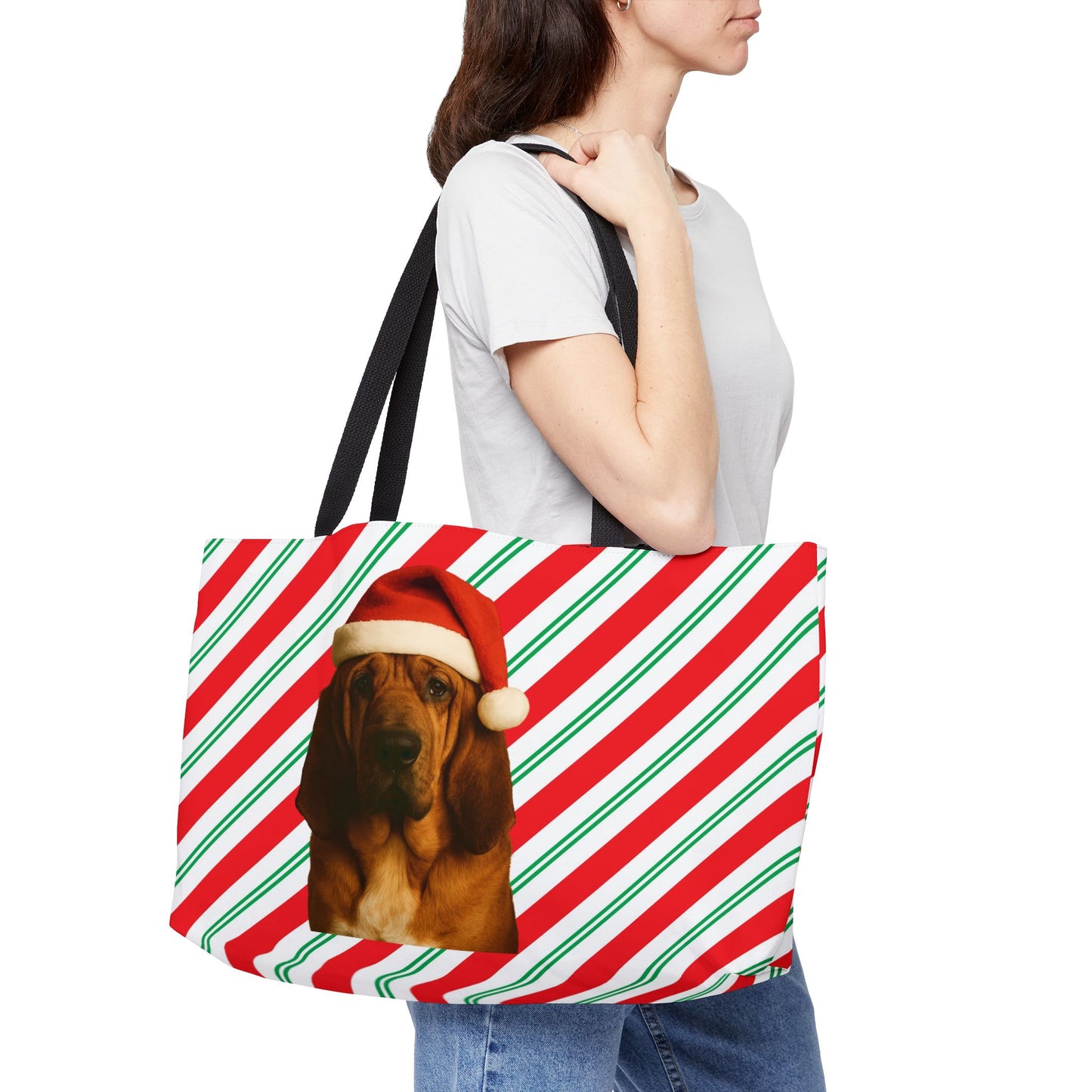 Santa Paws Bloodhound Weekender Tote Bag