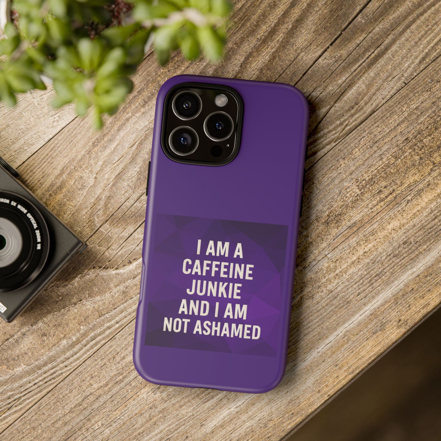 Caffeine Junkie iPhone Case
