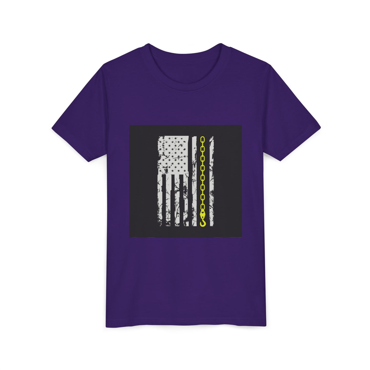 Thin Yellow Line Youth Unisex Short Sleeve Crewneck Tee