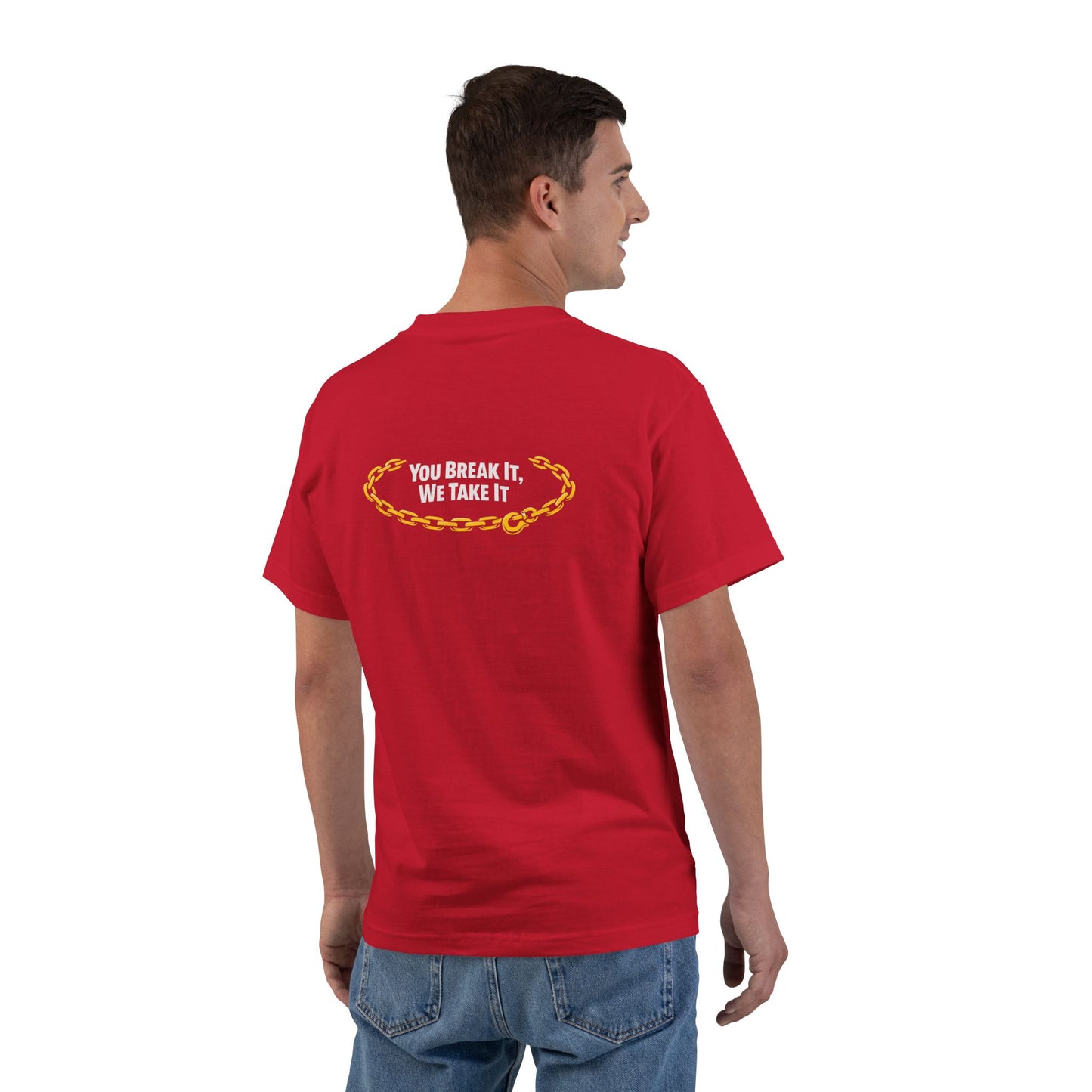 You Break It Men's Short-Sleeve Crewneck Tee