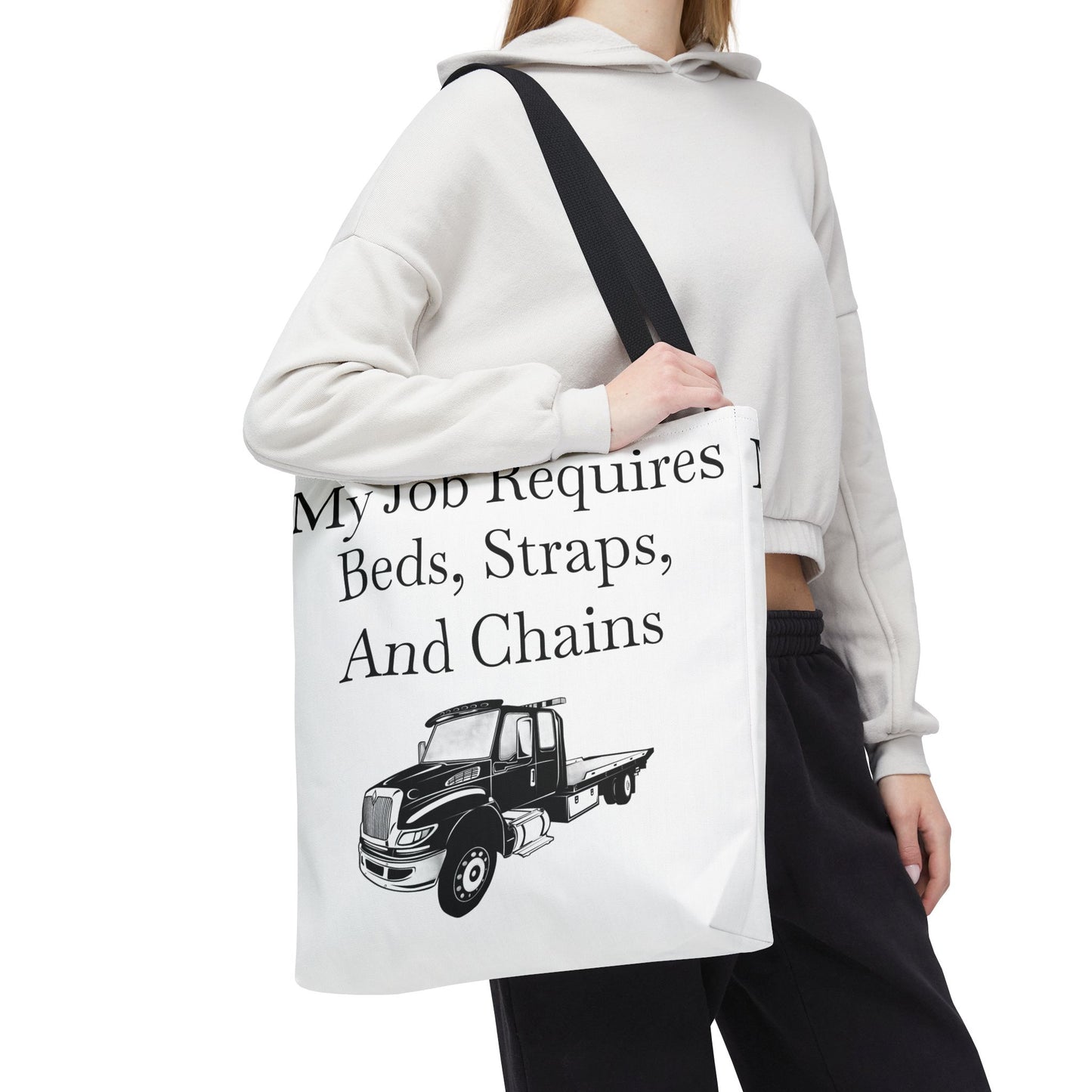 Beds, Straps, And Chains Tote Bag