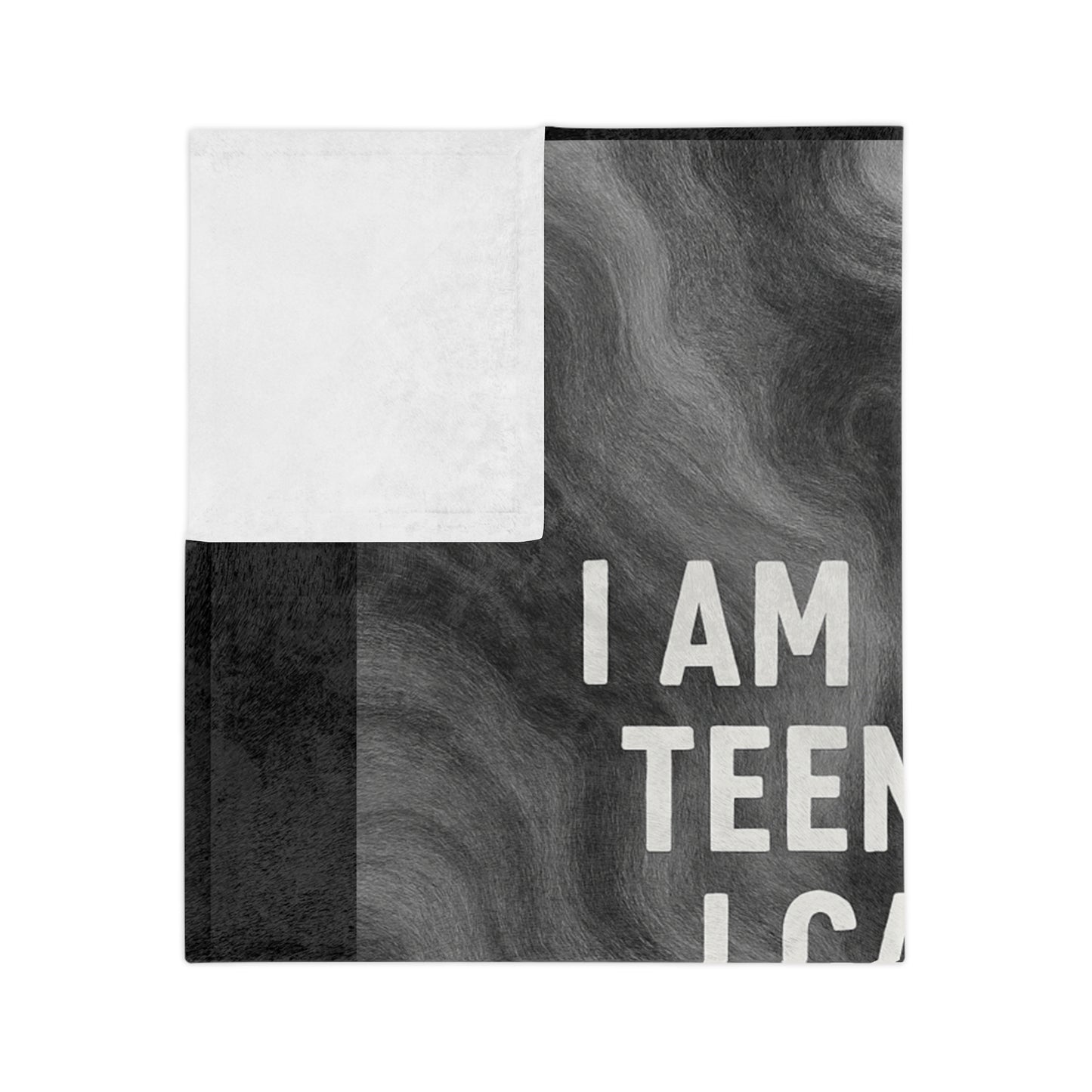 Raising Teenagers Velveteen Microfiber Blanket