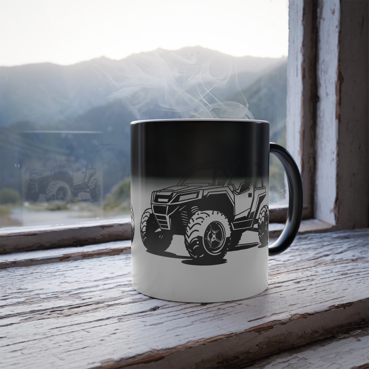 Off The Beaten Path Side By Side Color Changing Mug