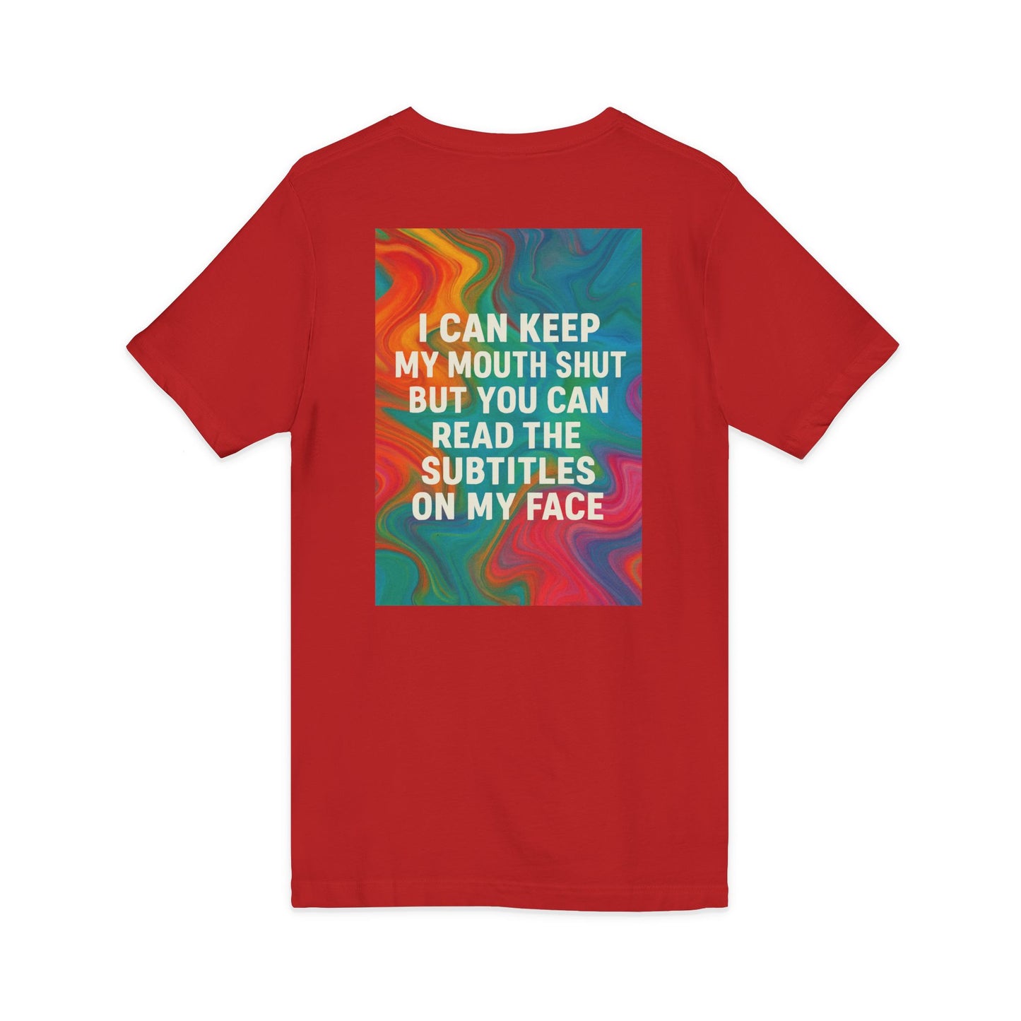 Subtitles Unisex Short Sleeve V-Neck Tee