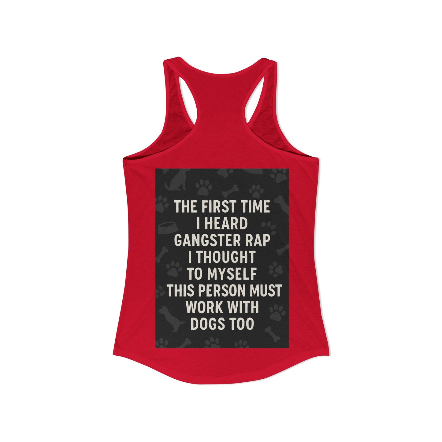 Gangster Rap Women's Racerback Tank