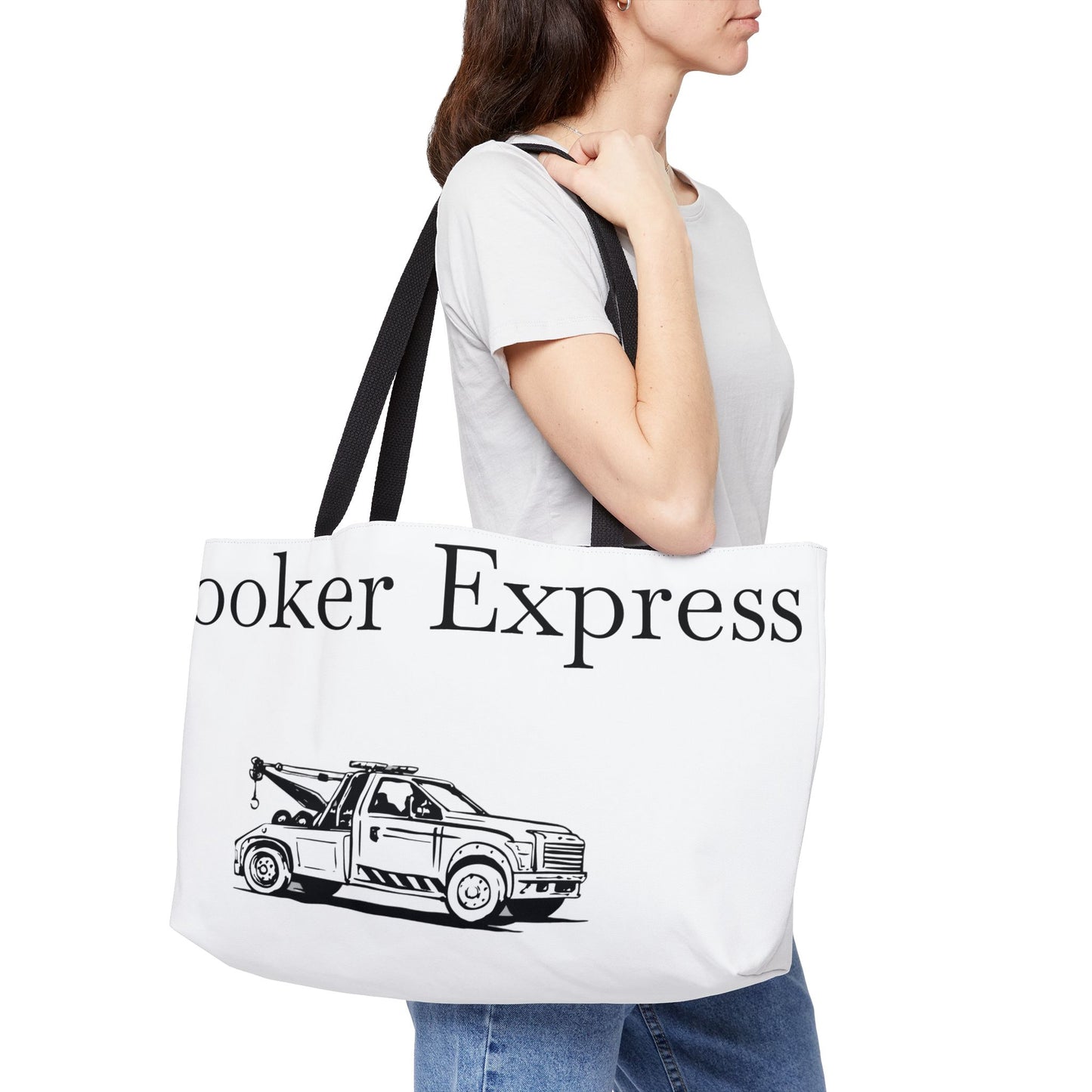 H**ker Express Wheel Lift Tow Truck Weekender Tote Bag