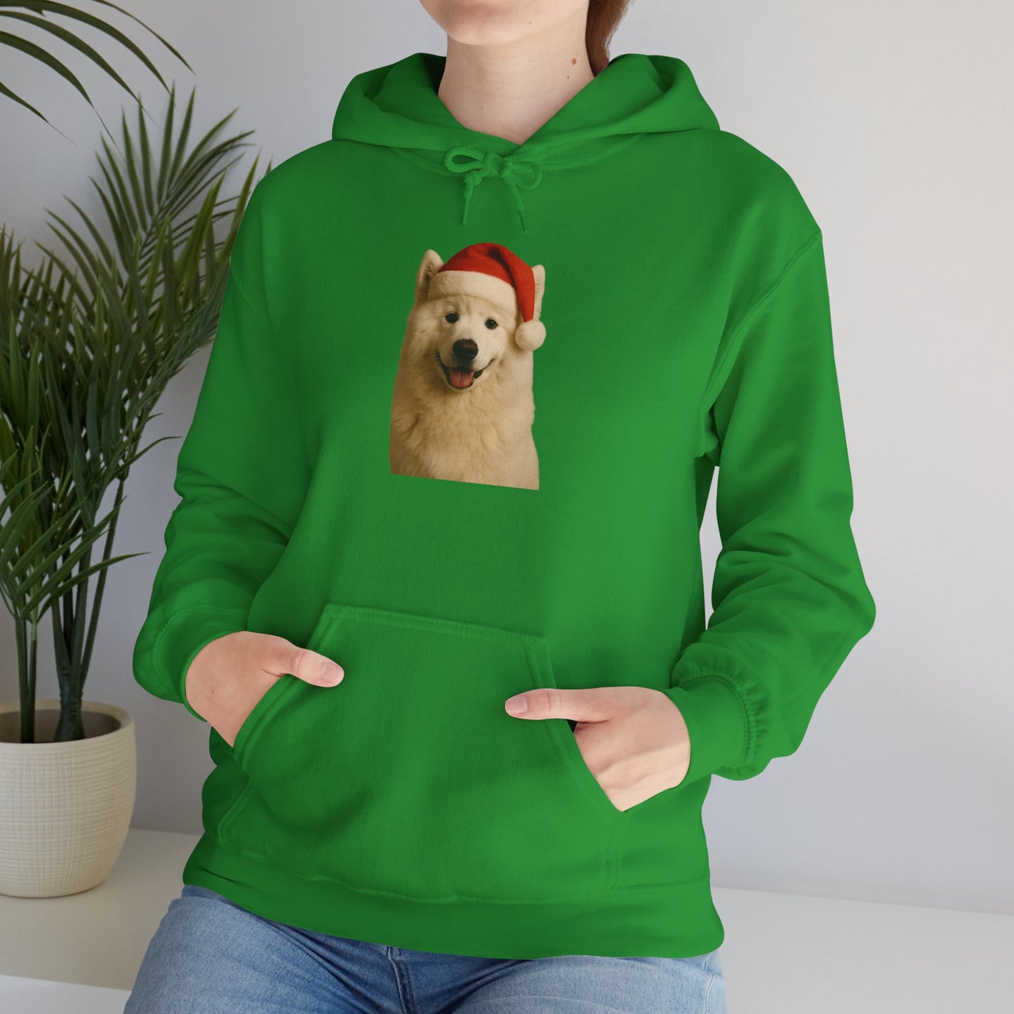 Santa Paws Samoyed Unisex Hoodie