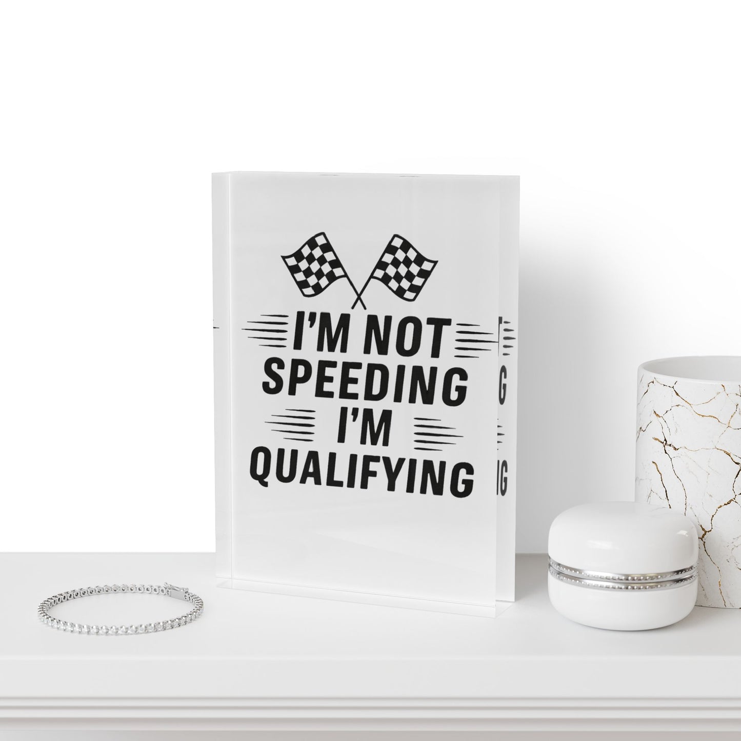 I"m Qualifying Acrylic Photo Block