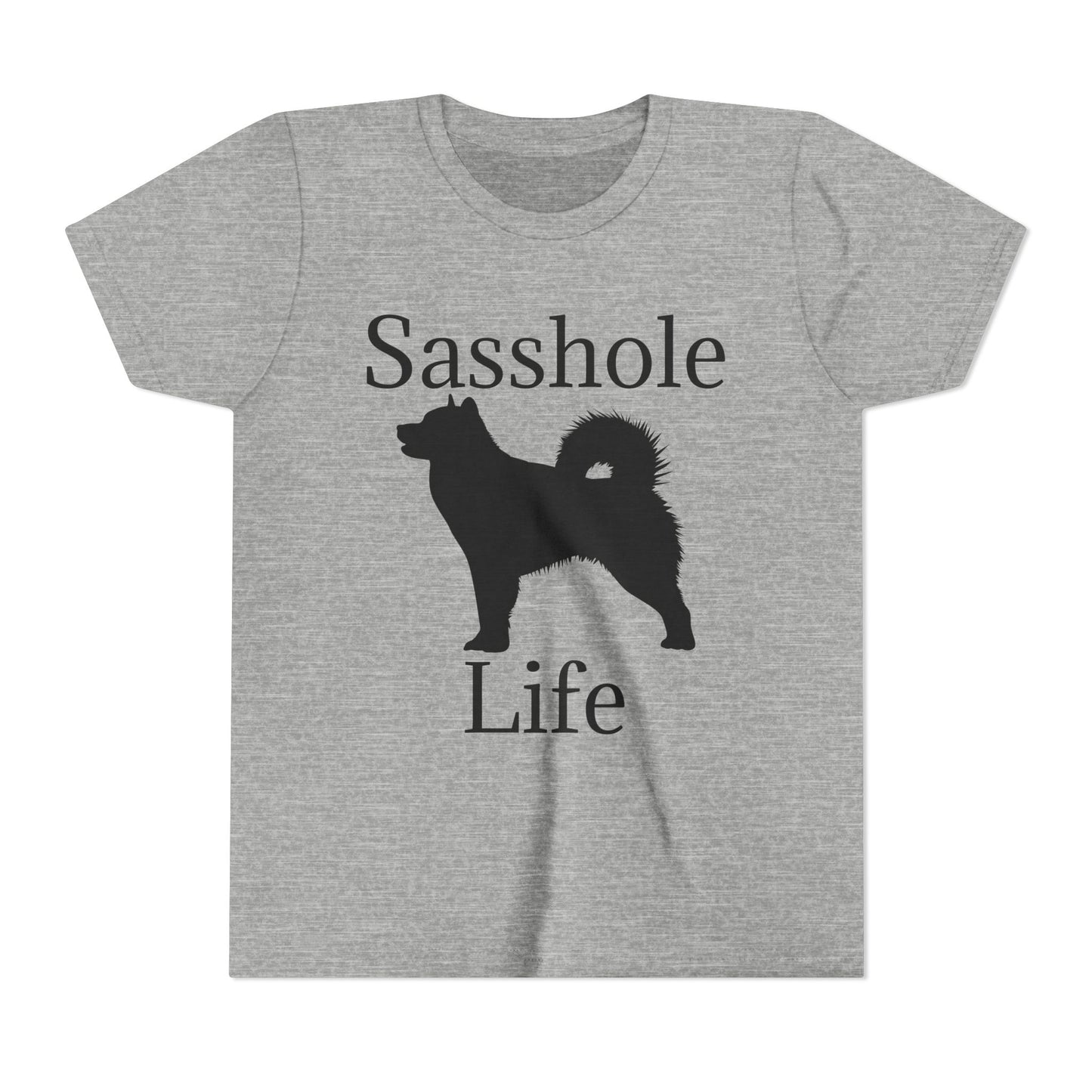 Sasshole Life Youth Unisex Short Sleeve Crewneck Tee