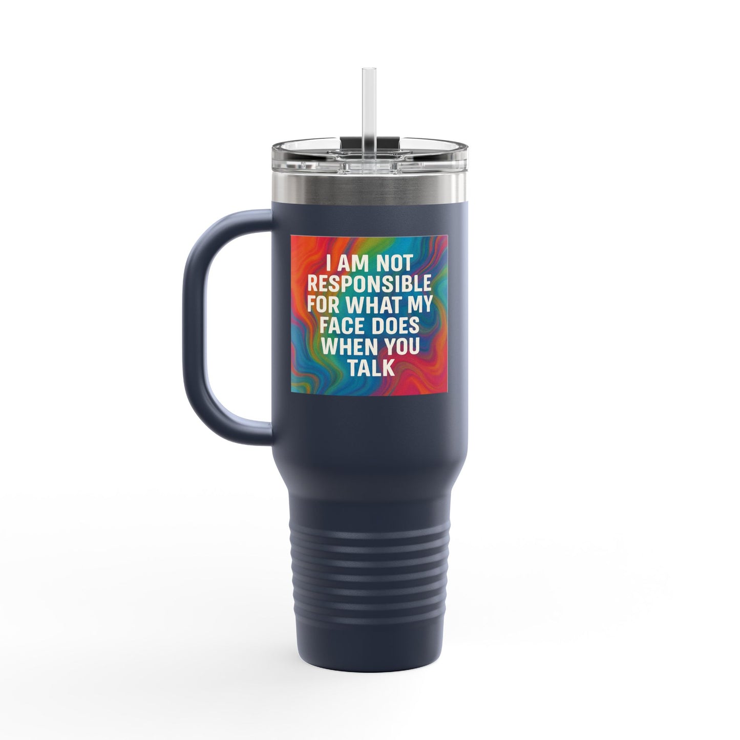 When You Talk Insulated Travel Mug