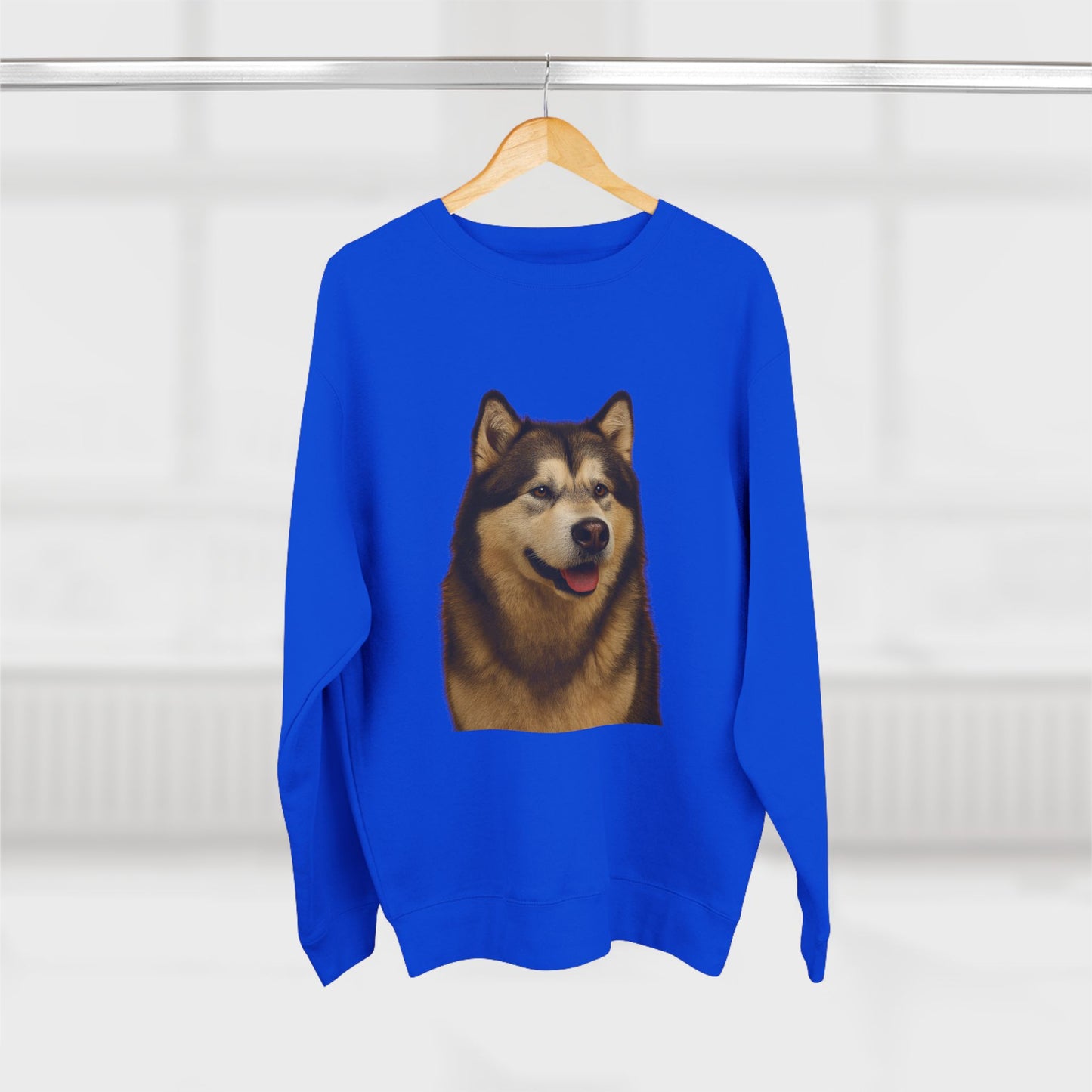 Malamute Head Unisex Crewneck Sweatshirt