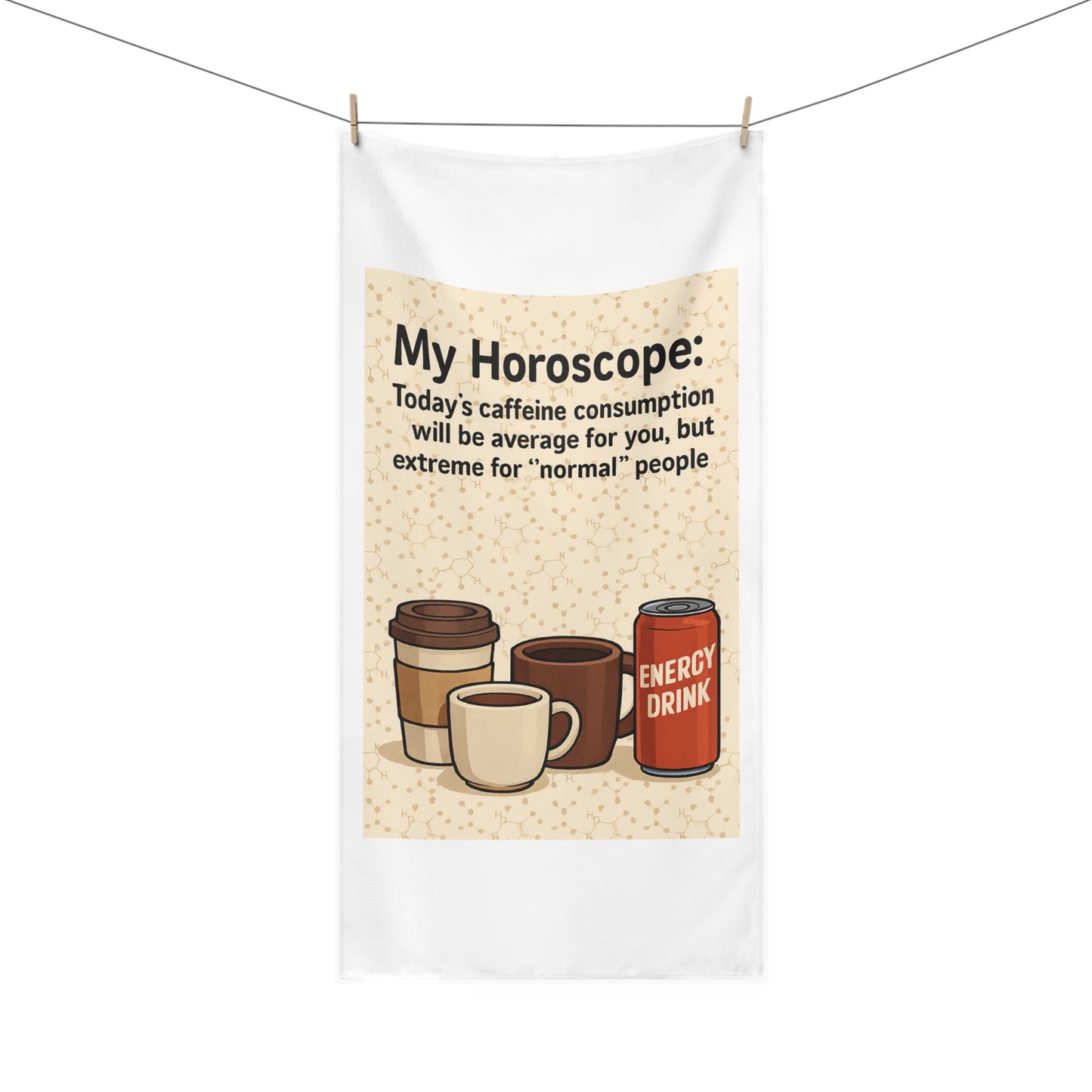 Today's Horoscope Mink-Cotton Beach Towel