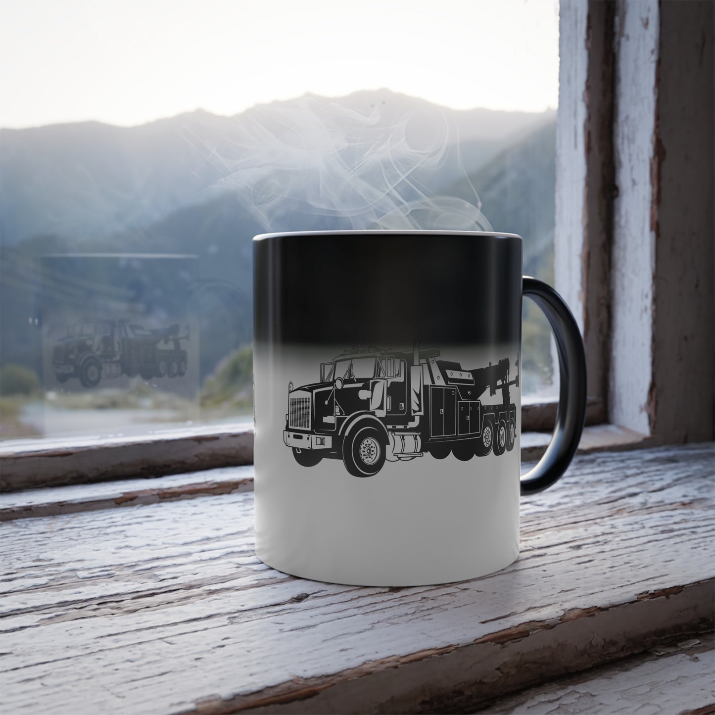 Heavy Tow Truck Color Changing Mug