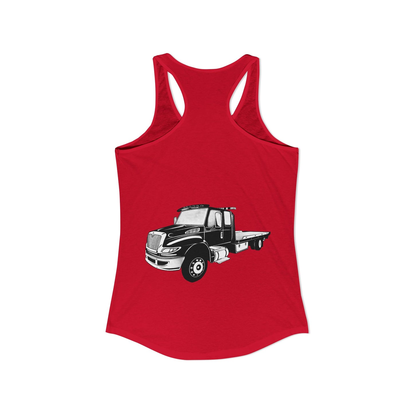Flatbed Tow Truck Women's Racerback Tank