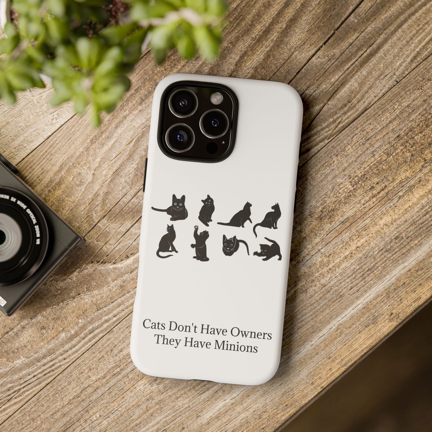 Cat Minions iPhone Case