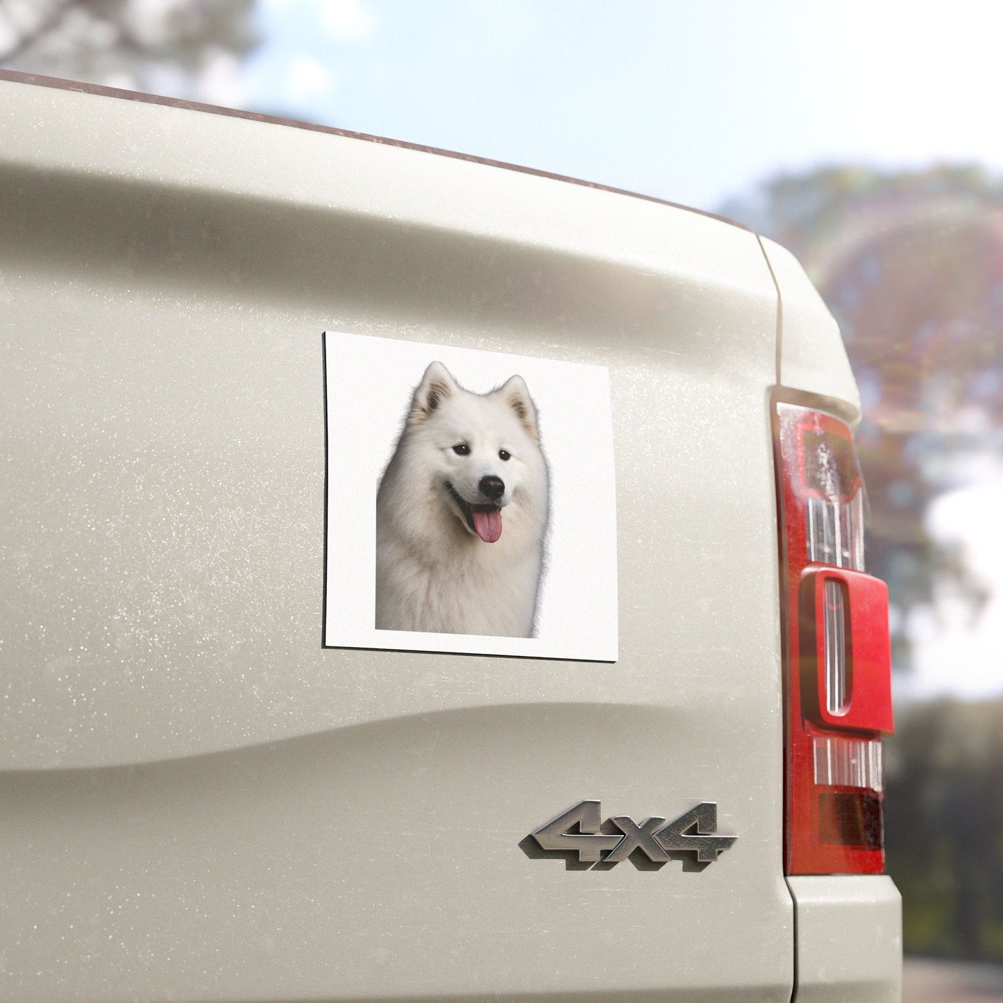 Samoyed Head Indoor/Outdoor Magnet
