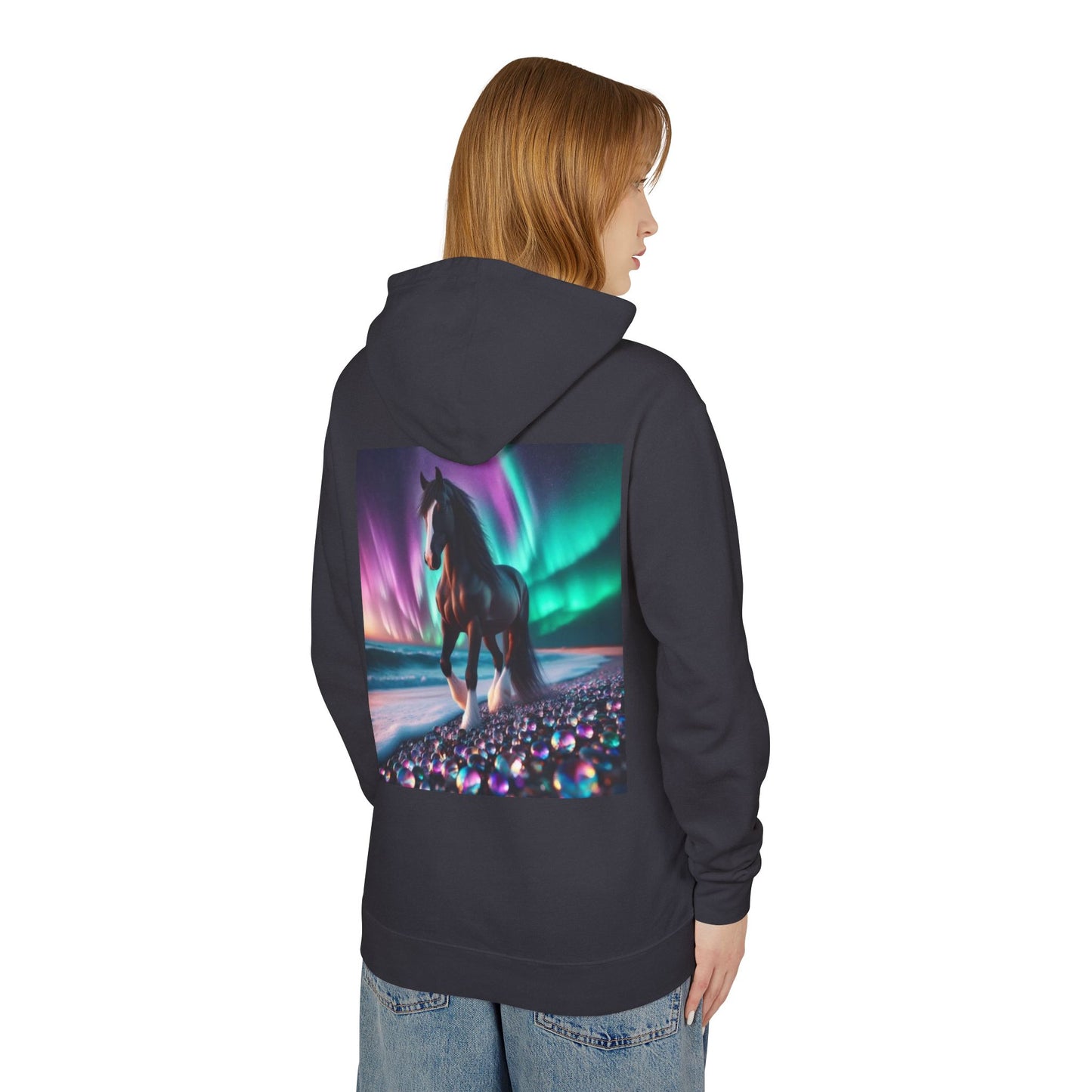 Midnight Magic Unisex Lightweight Hoodie