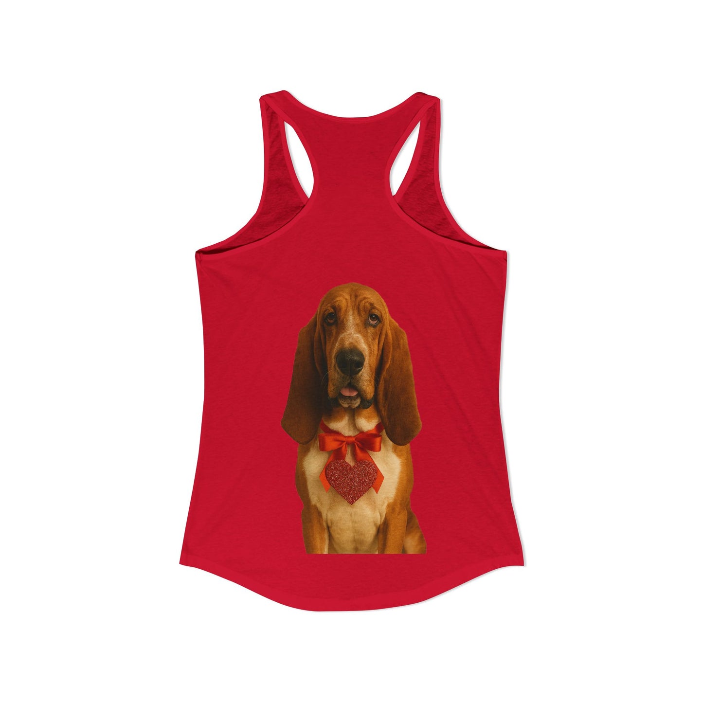 Cupid's Companion Basset Women's Racerback Tank