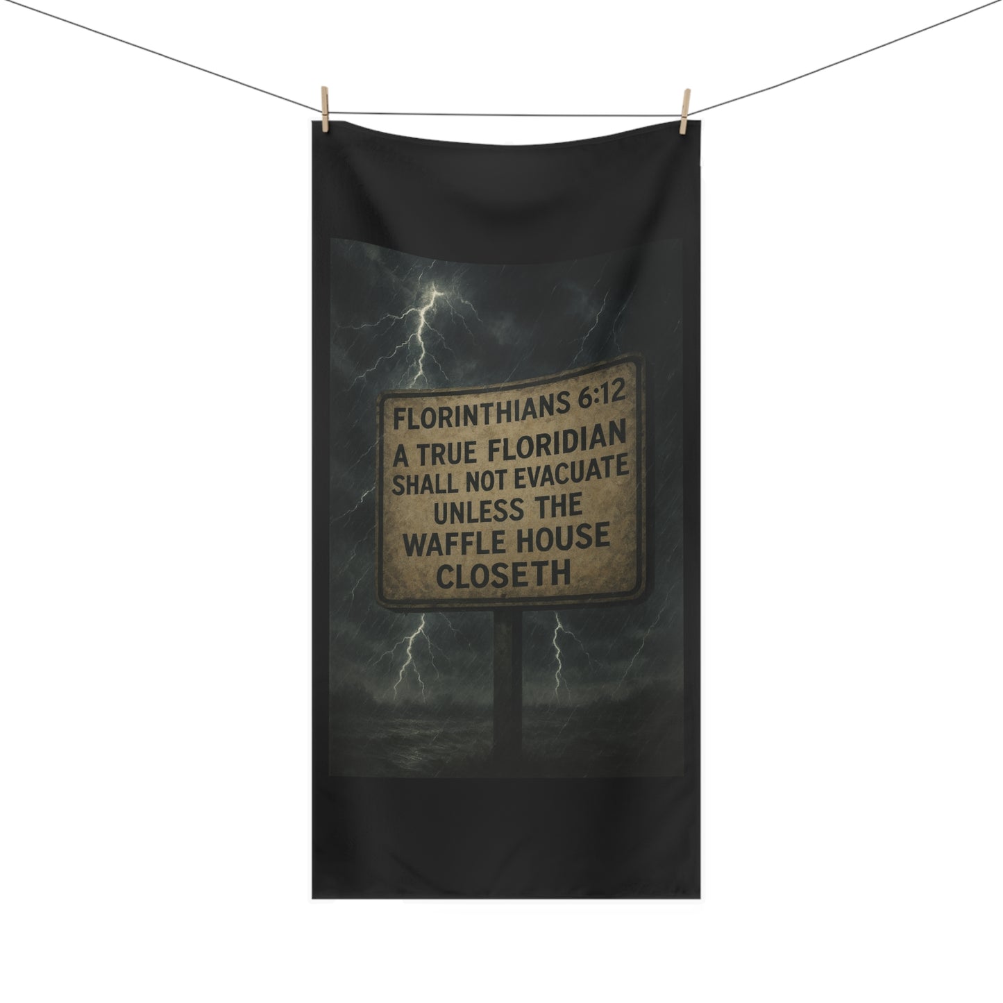 Florinthians 6:12 Mink-Cotton Beach Towel