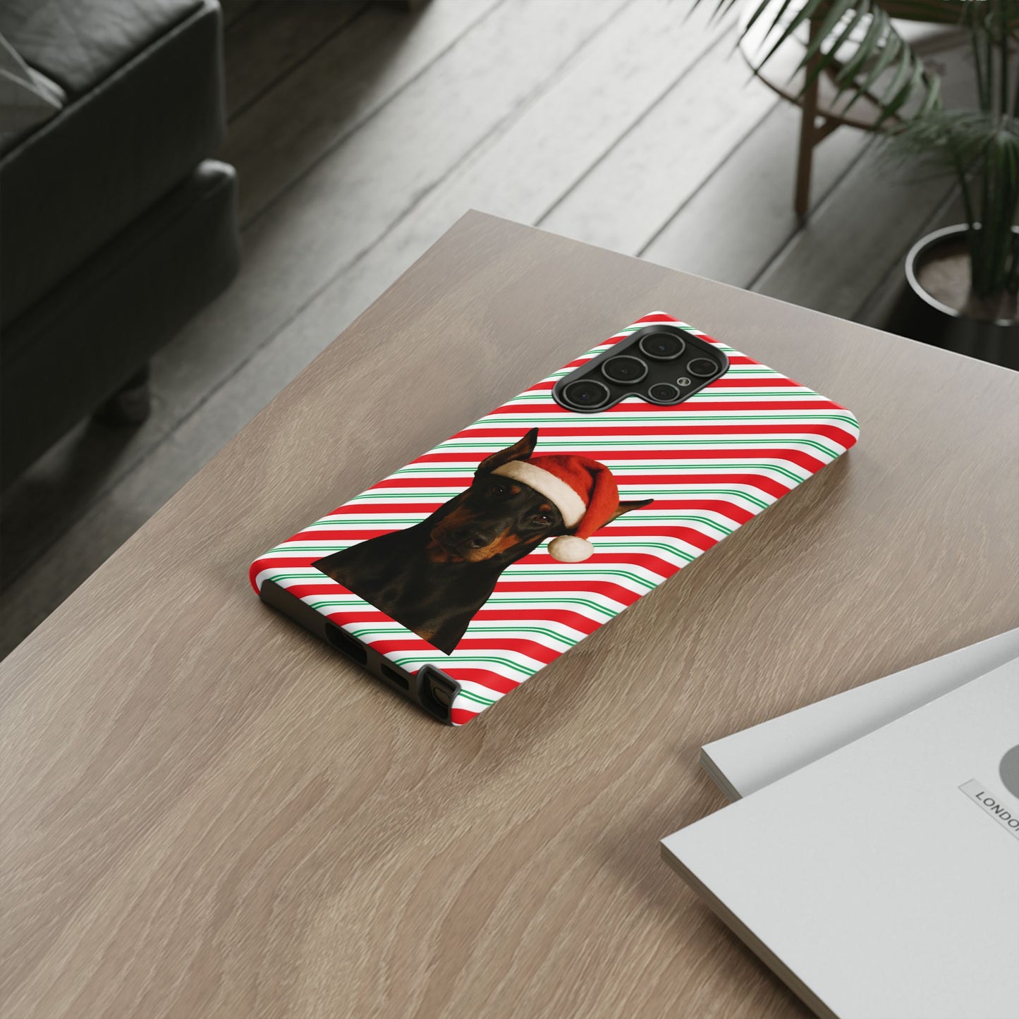 Santa Paws Doberman Samsung Case