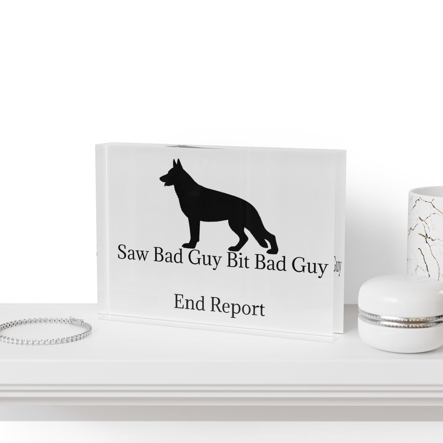 Bad Guy Acrylic Photo Block