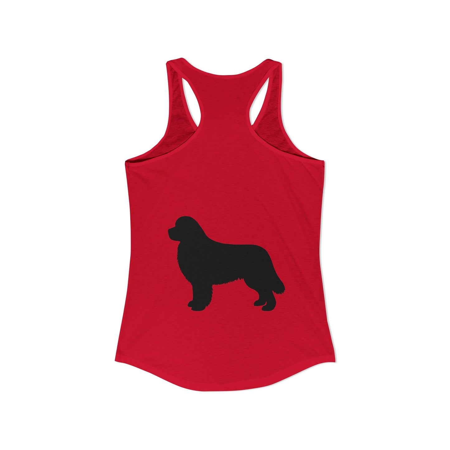 Newfie Silhouette Women's Racerback Tank