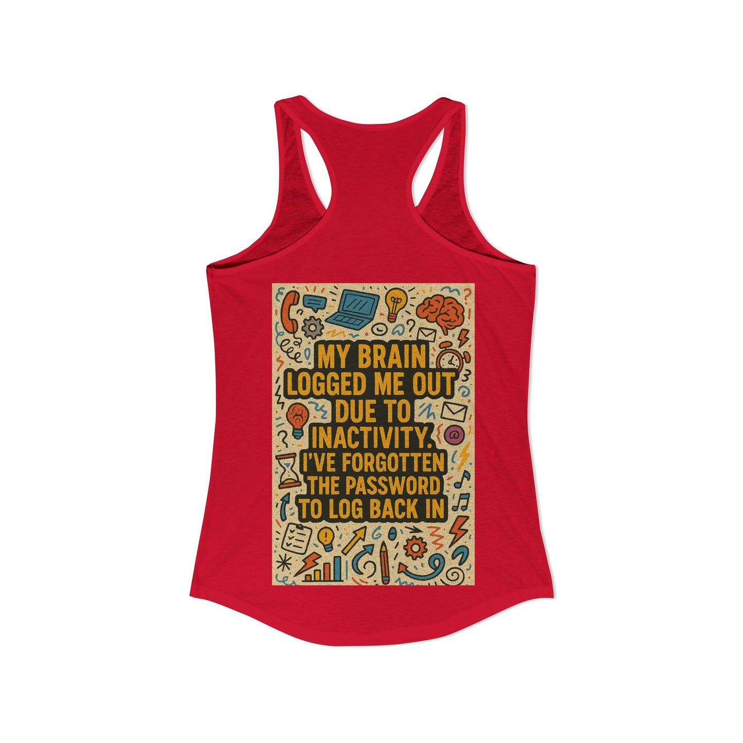 Logged Out Women's Racerback Tank
