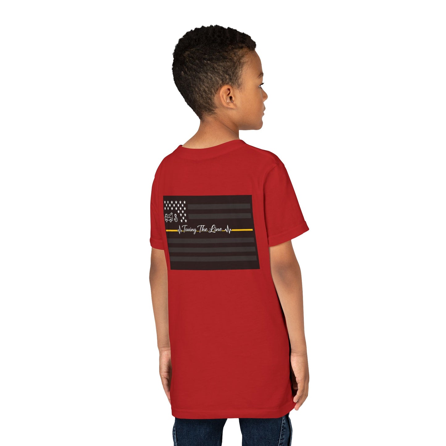 Thin Yellow Line Youth Unisex Short Sleeve Crewneck Tee