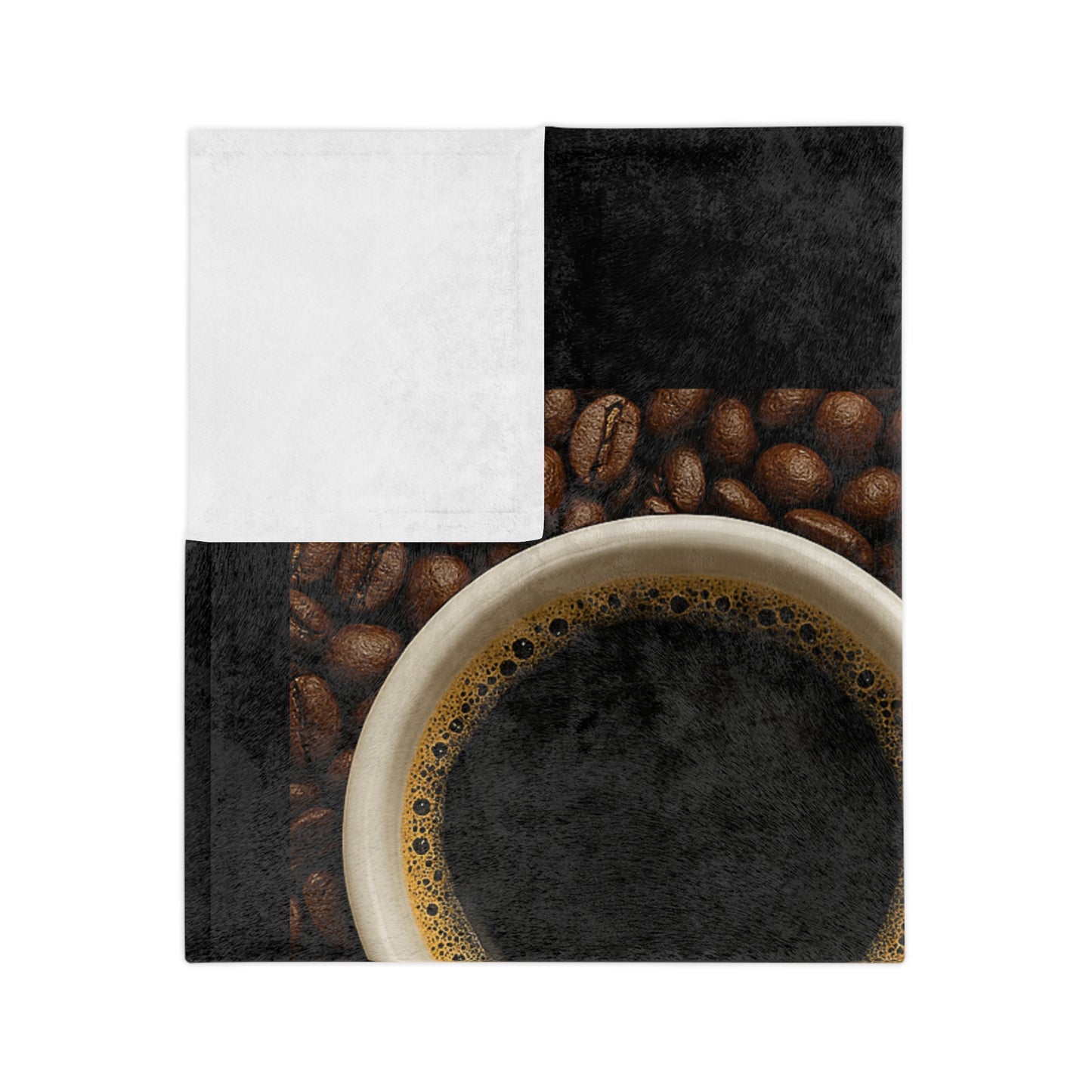 Coffee Definition Velveteen Microfiber Blanket