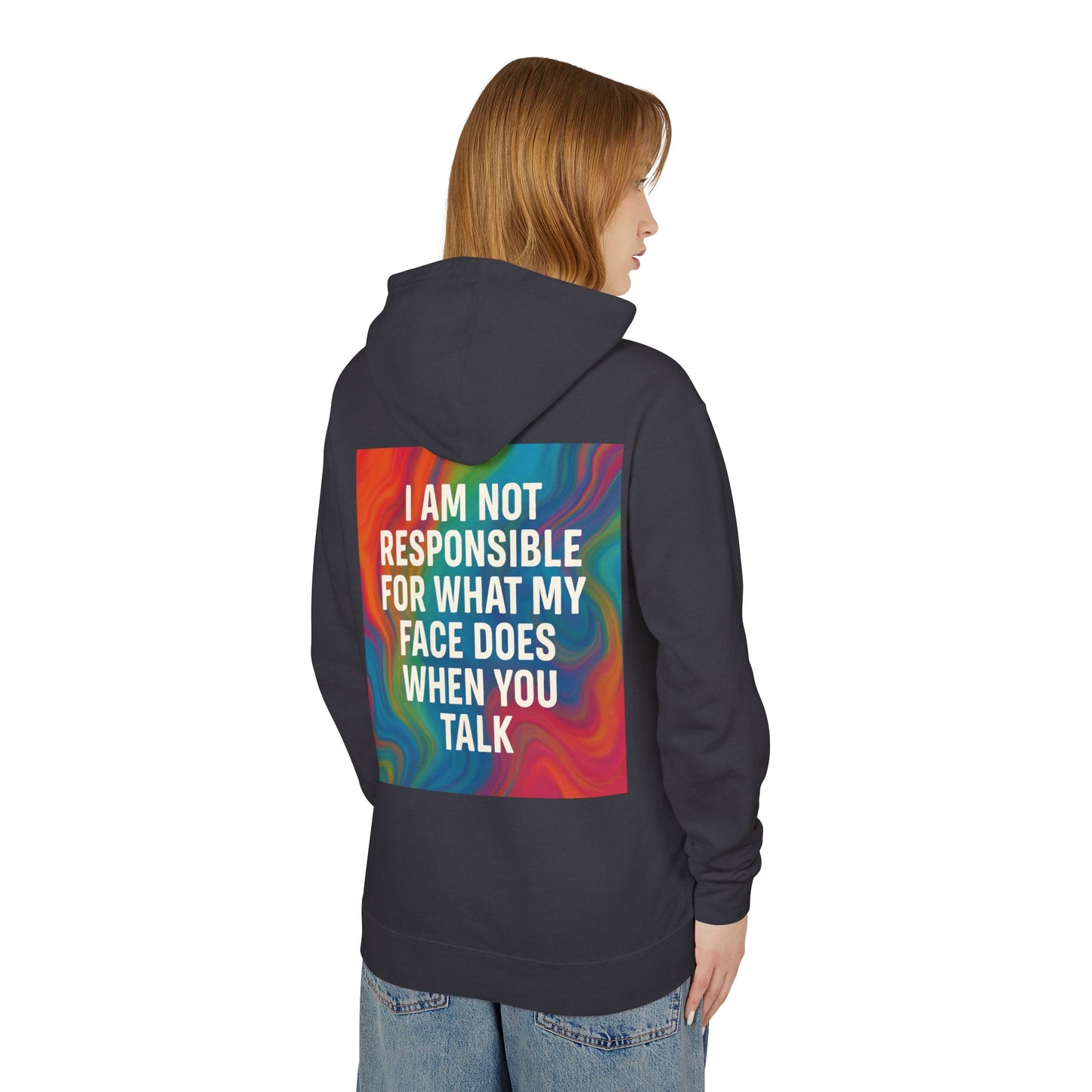When You Talk Unisex Lightweight Hoodie