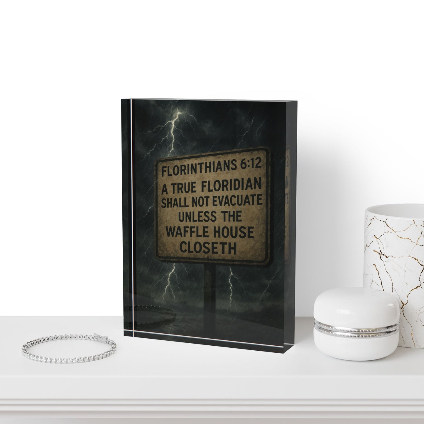 Florinthians 6:12 Acrylic Photo Block