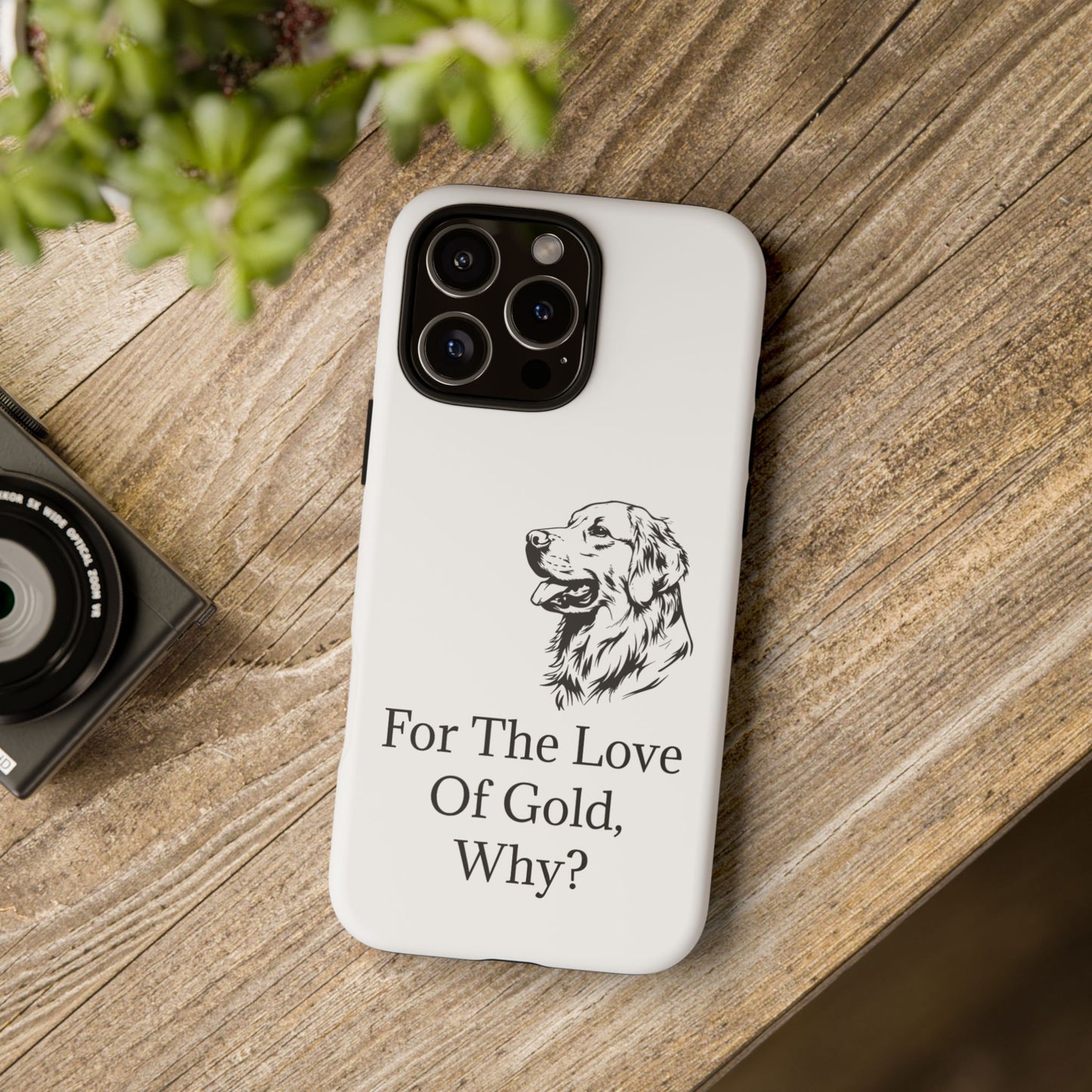 For The Love Of Gold iPhone Case