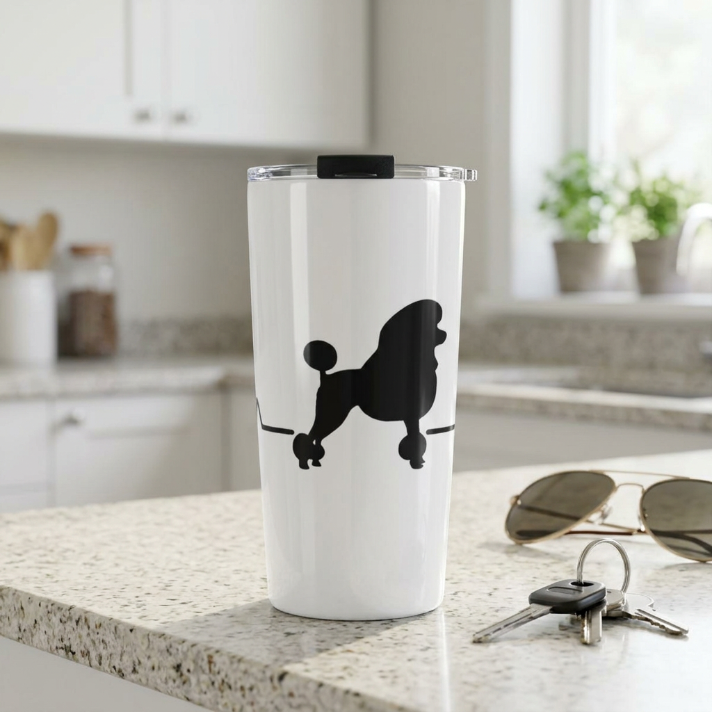 My Heart Beats For Poodles Tumbler