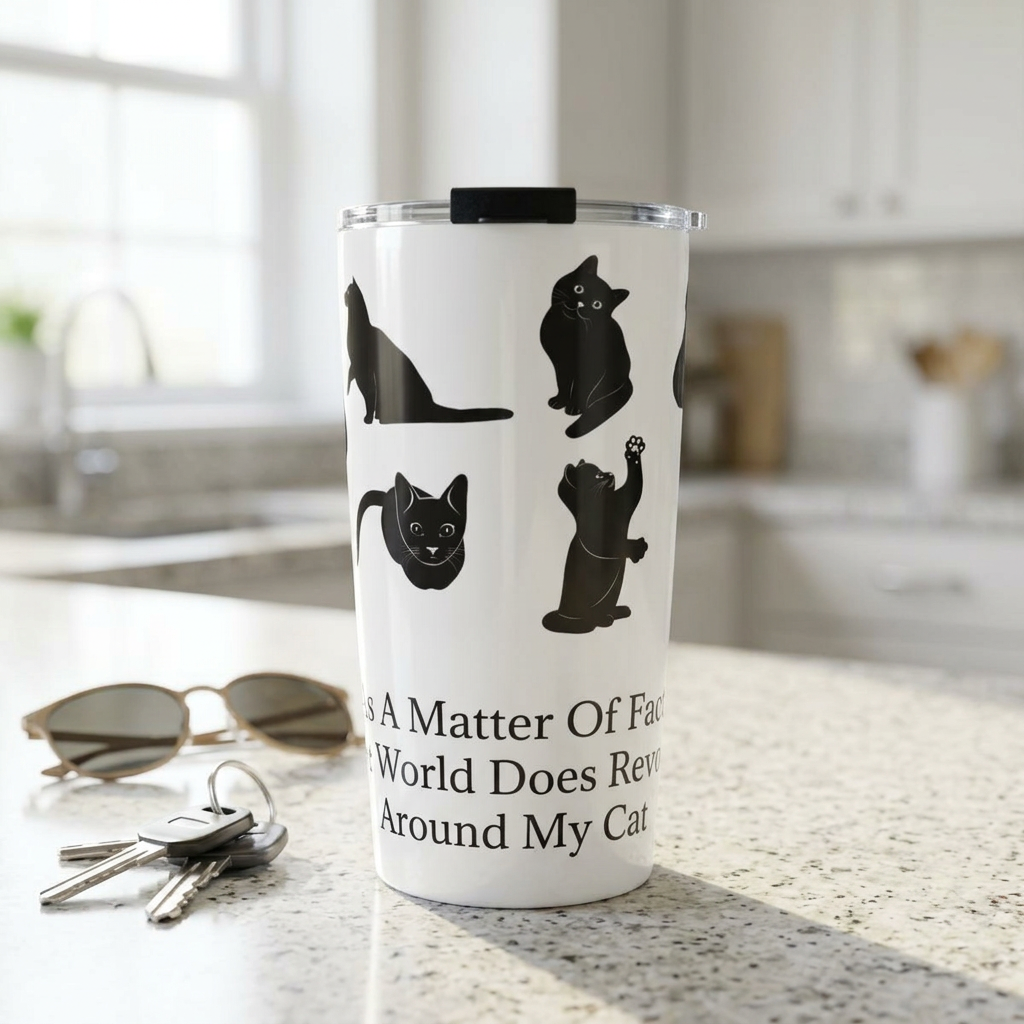 Matter Of Fact Cat Tumbler