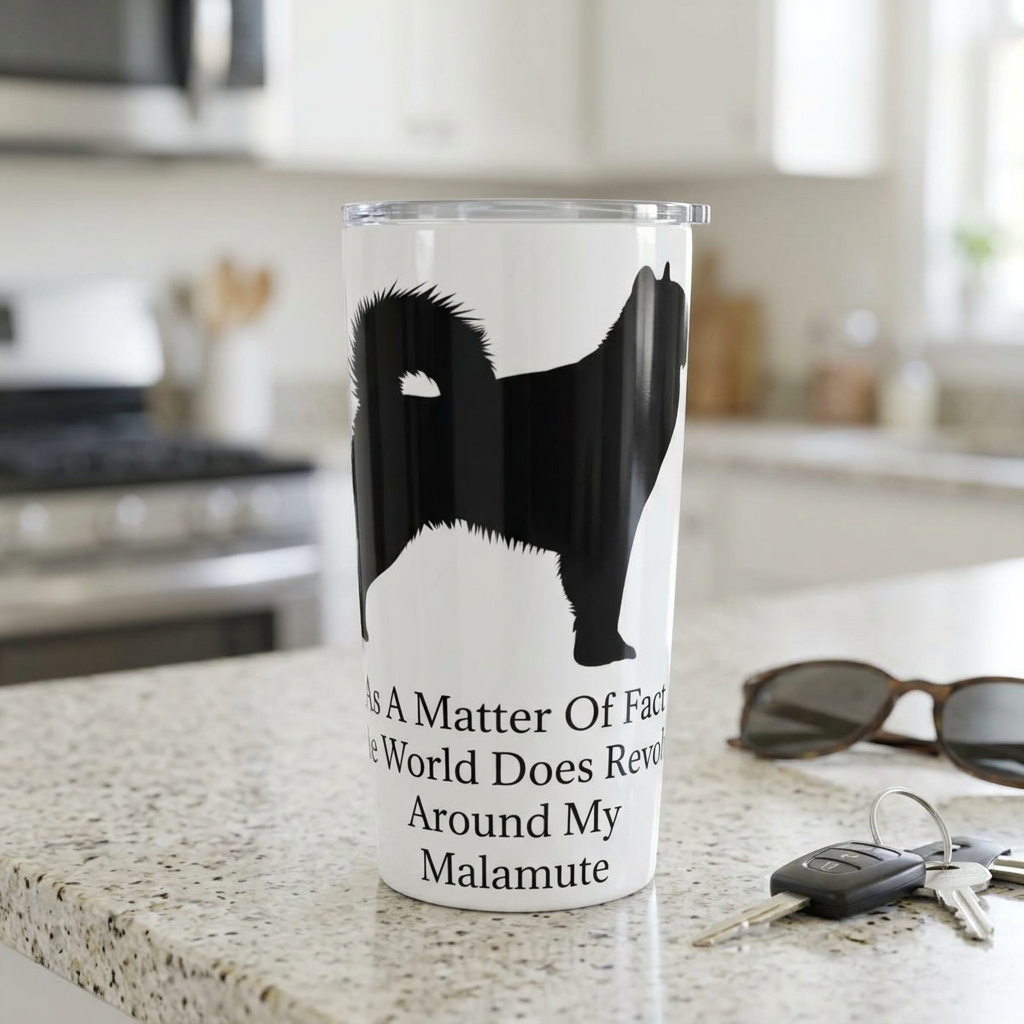Matter Of Fact Malamute Tumbler
