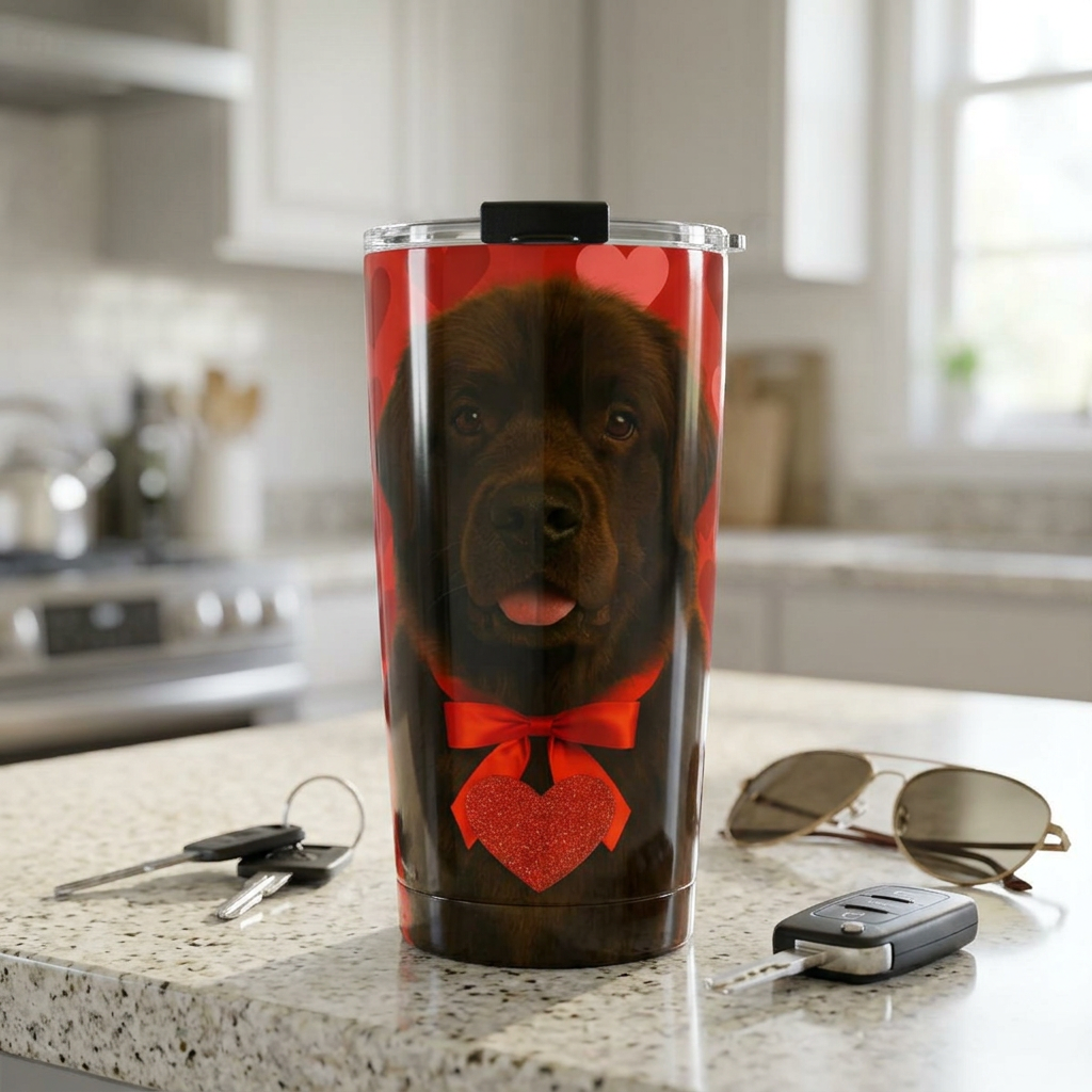 Cupid's Companion Newfie Tumbler