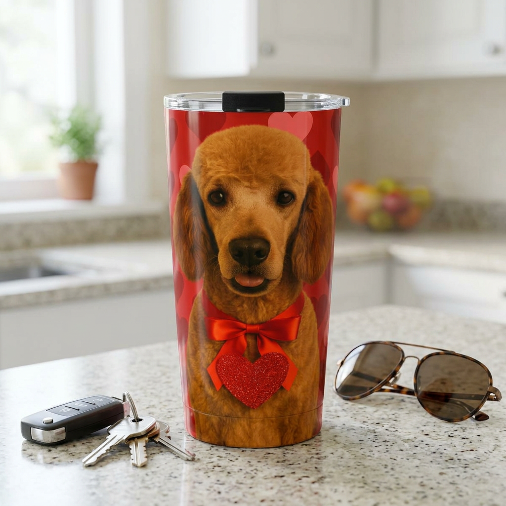 Cupid's Companion Poodle Tumbler