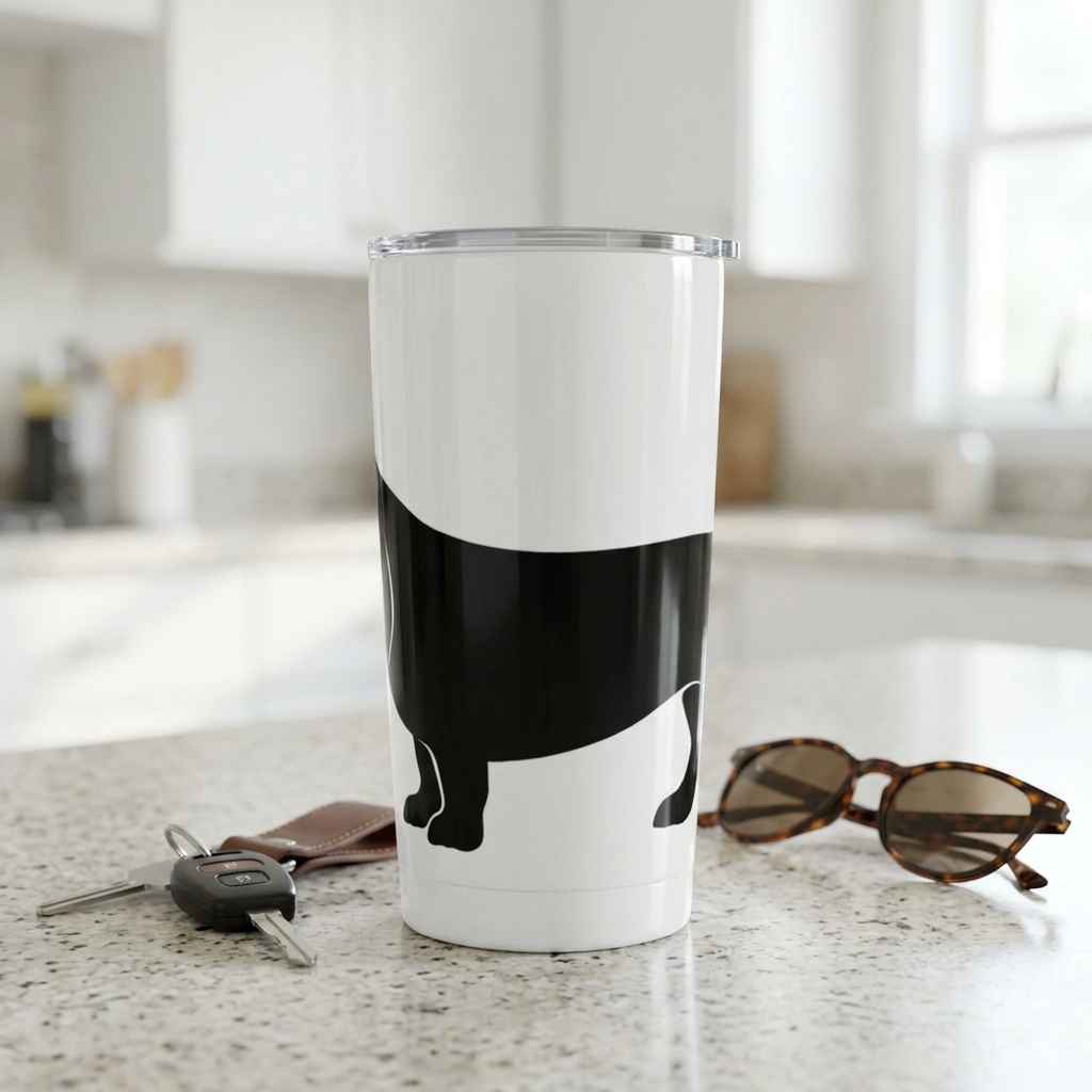 Basset Silhouette Tumbler