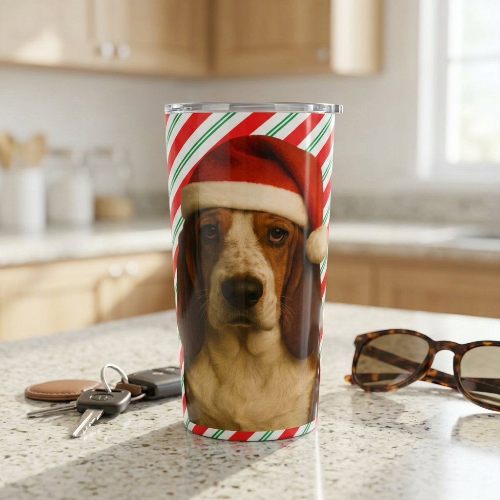 Santa Paws Basset Tumbler