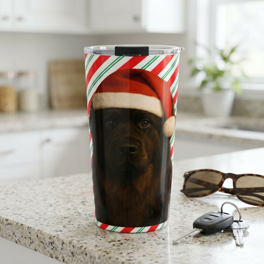 Santa Paws Newfie Tumbler
