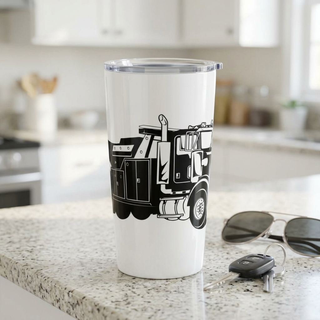 Heavy Tow Truck Tumbler